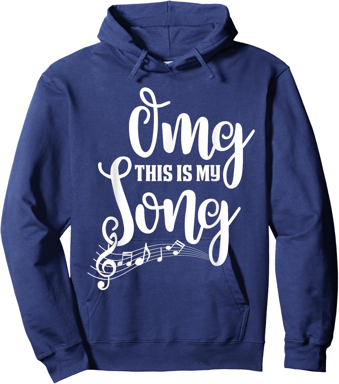Omg This Is My Favourite Song Passion Music Lover Musician Hoodie - Hoodie | Navy