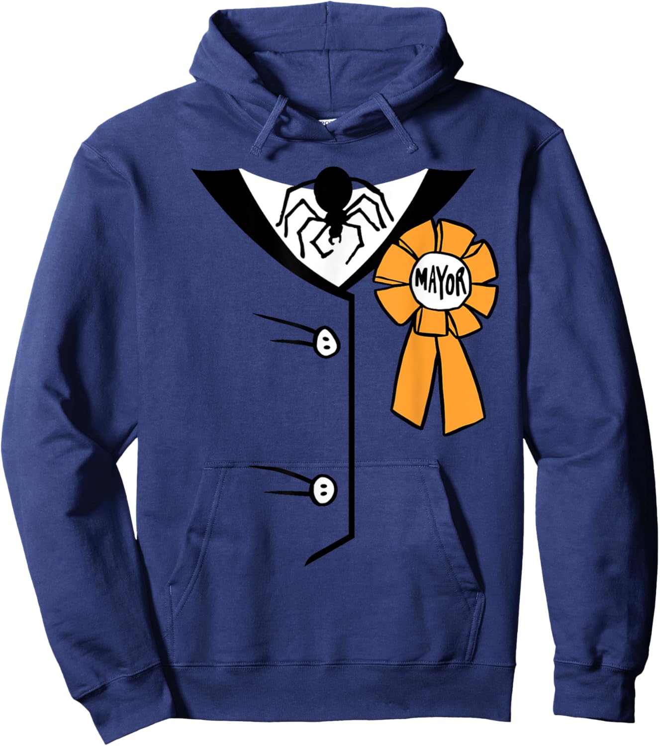 Disney The Nightmare Before Christmas The Mayor Costume Hoodie - Hoodie | Navy