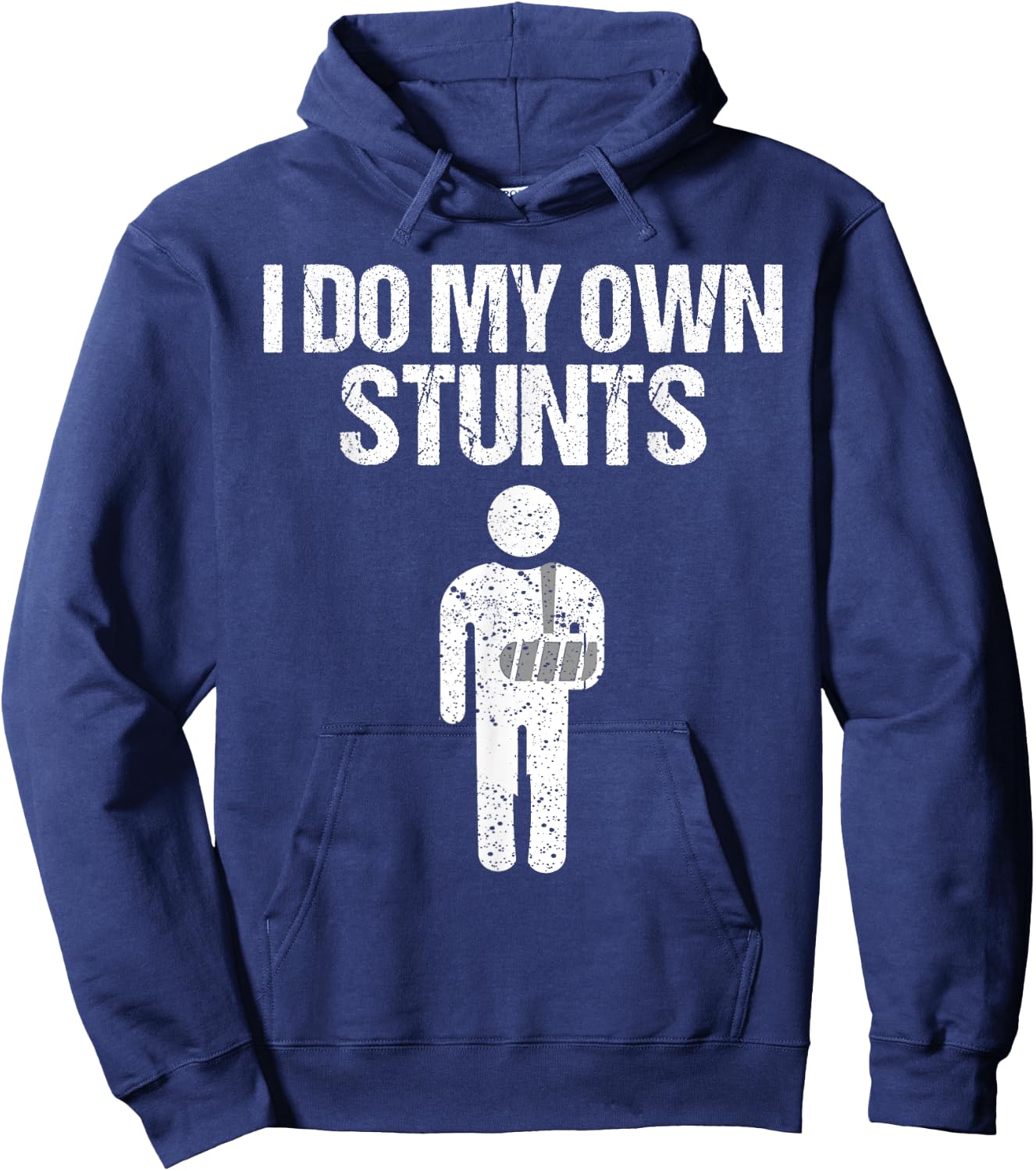 Funny I Do My Own Stunts | Broken Arm Get Well Gift Kids Hoodie - Hoodie | Navy