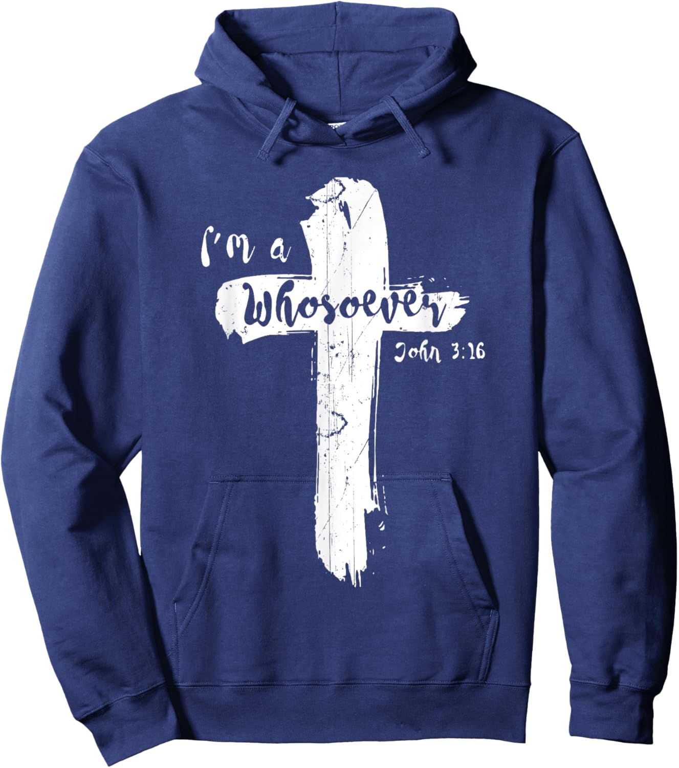 Vintage I Am Whosoever John 316 God Jesus Christian Hoodie - Hoodie | Navy