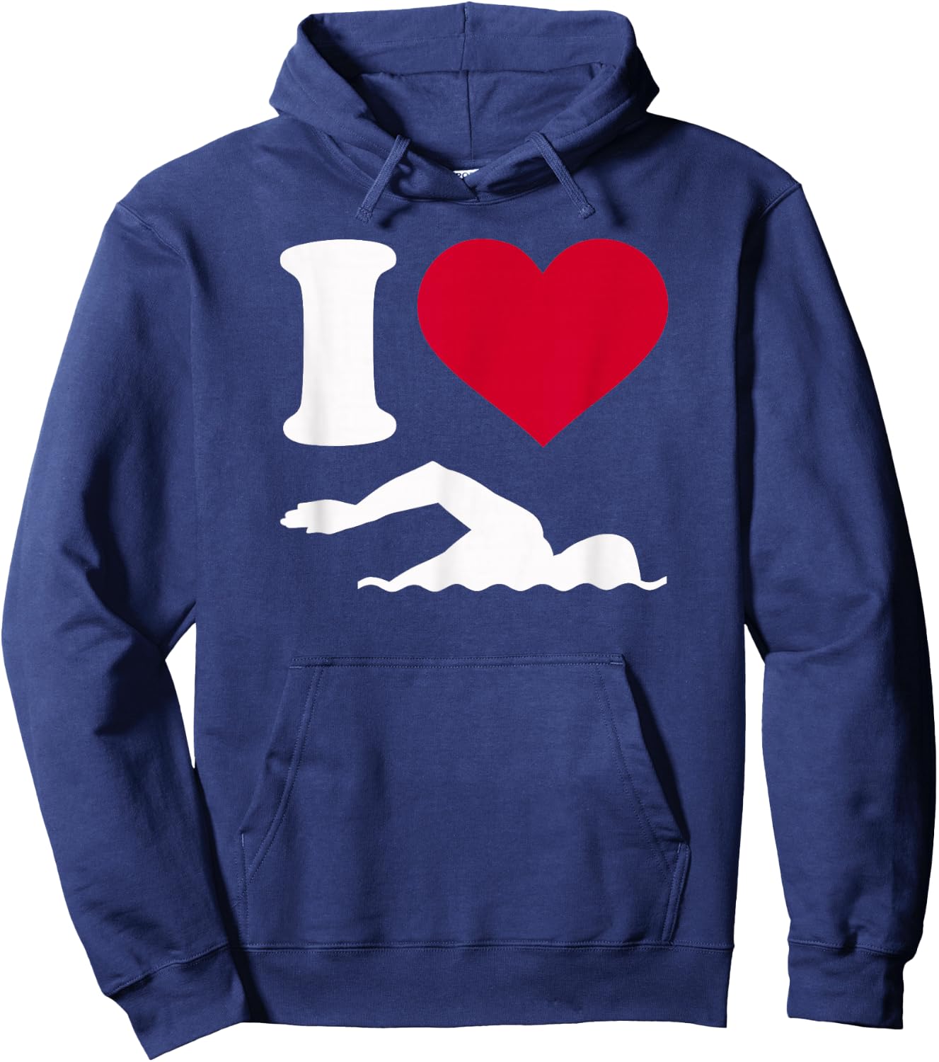 I love swimming Hoodie - Hoodie | Navy