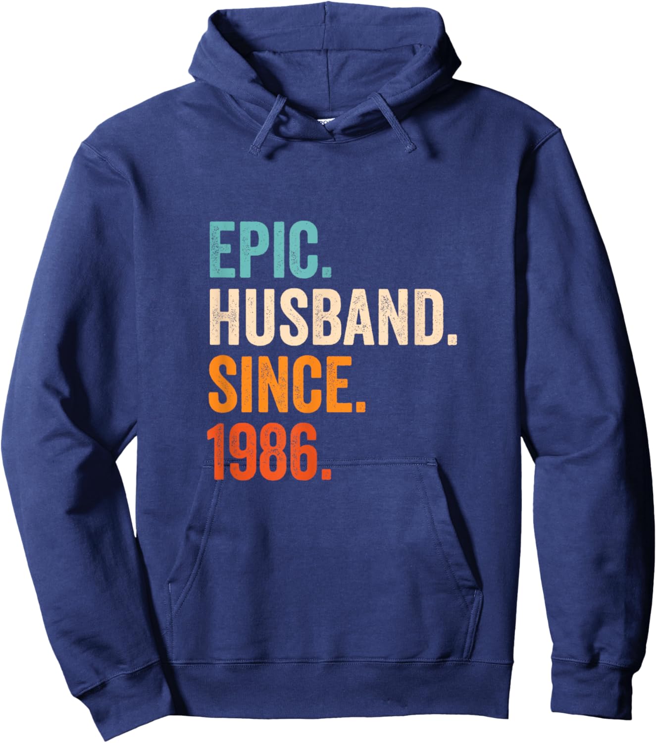 Epic Husband Since 1986 | 39th wedding anniversary 39 years Hoodie - Hoodie | Navy