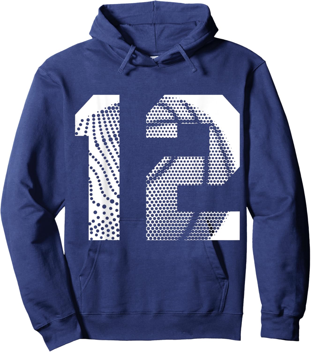12th Birthday Boy Basketball Player Basketball 12 Years Old Hoodie - Hoodie | Navy