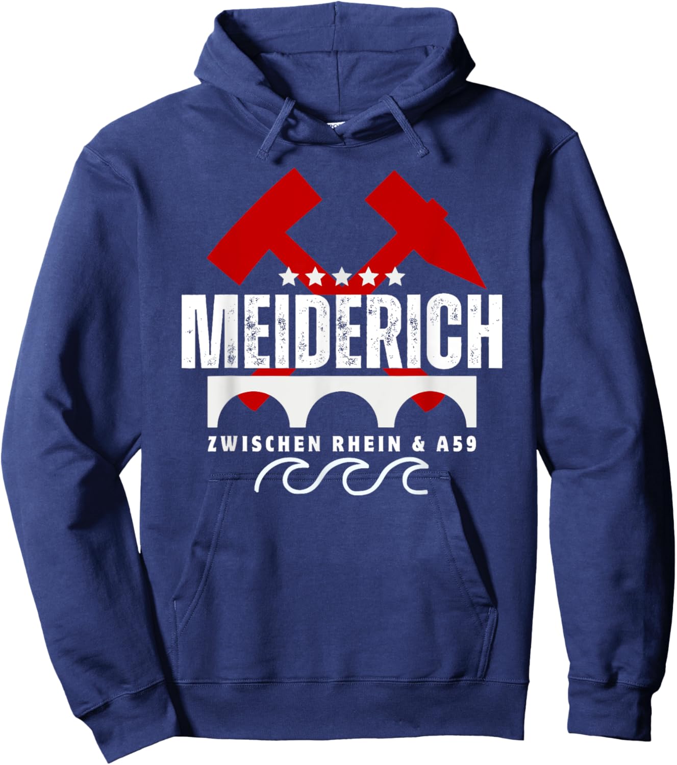 Duisburg Meiderich für Duisburger Meidericher Ruhrpott Hoodie - Hoodie | Navy