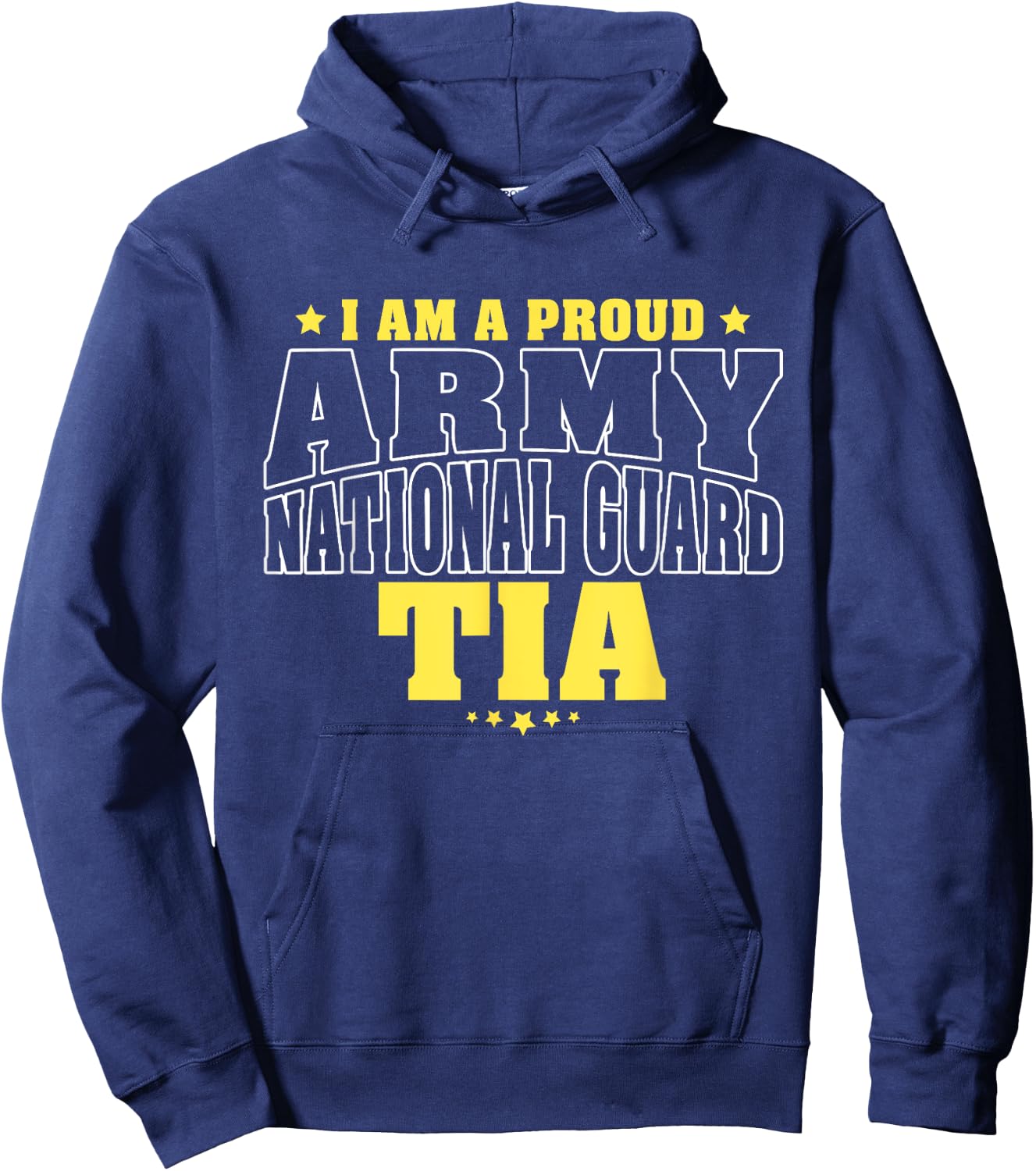 I Am A Proud Army National Guard Tia - Military Aunt Family Hoodie - Hoodie | Navy