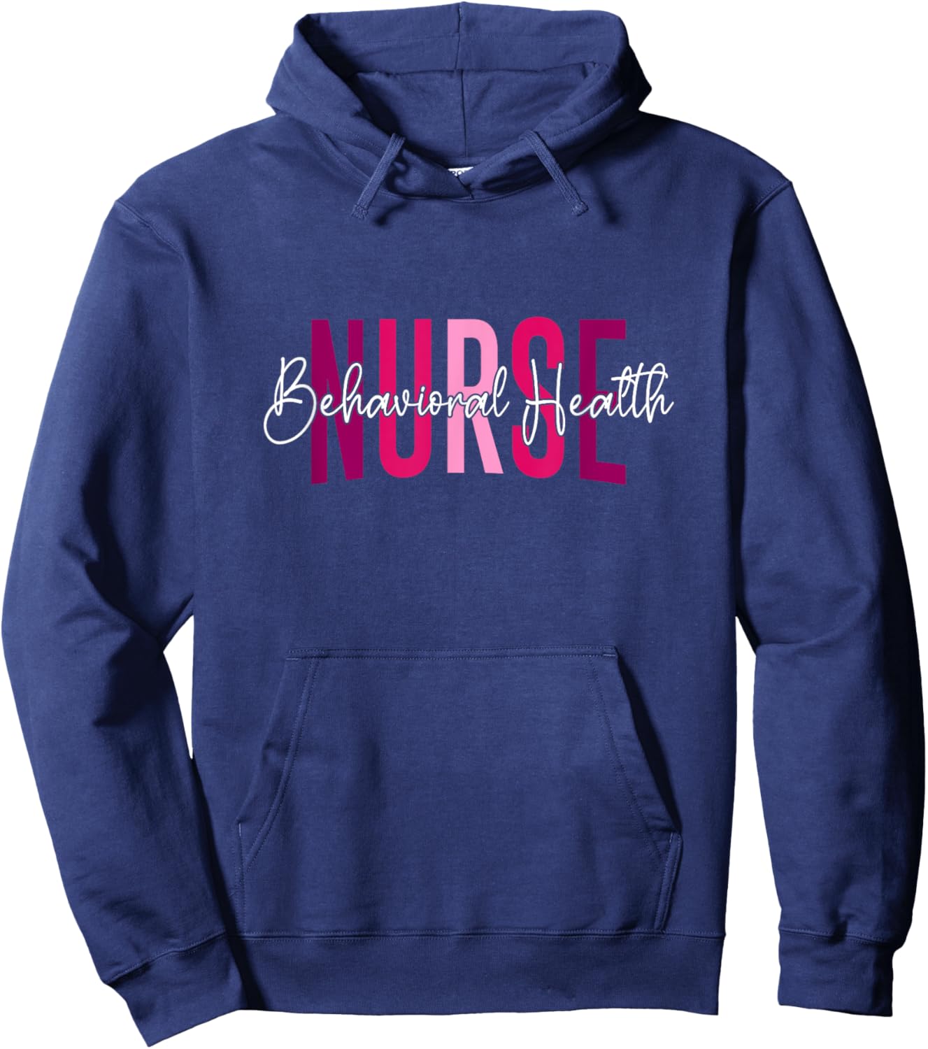 Behavioral Health Nurse Mental Health Psychiatric Nurse Hoodie - Hoodie | Navy