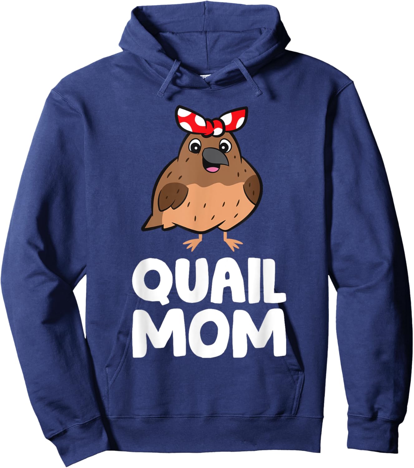 Quail Mom Hoodie - Hoodie | Navy