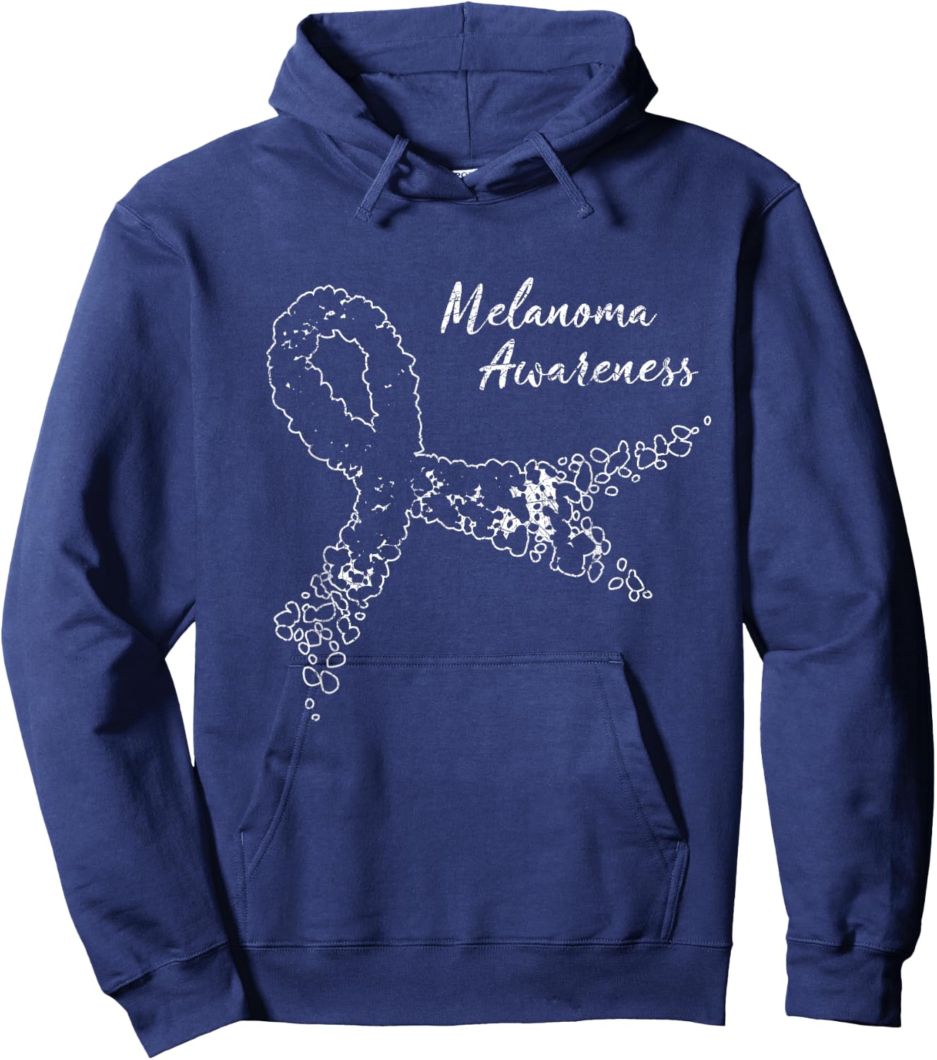Melanoma Awareness Skin Cancer Awareness Hoodie - Hoodie | Navy