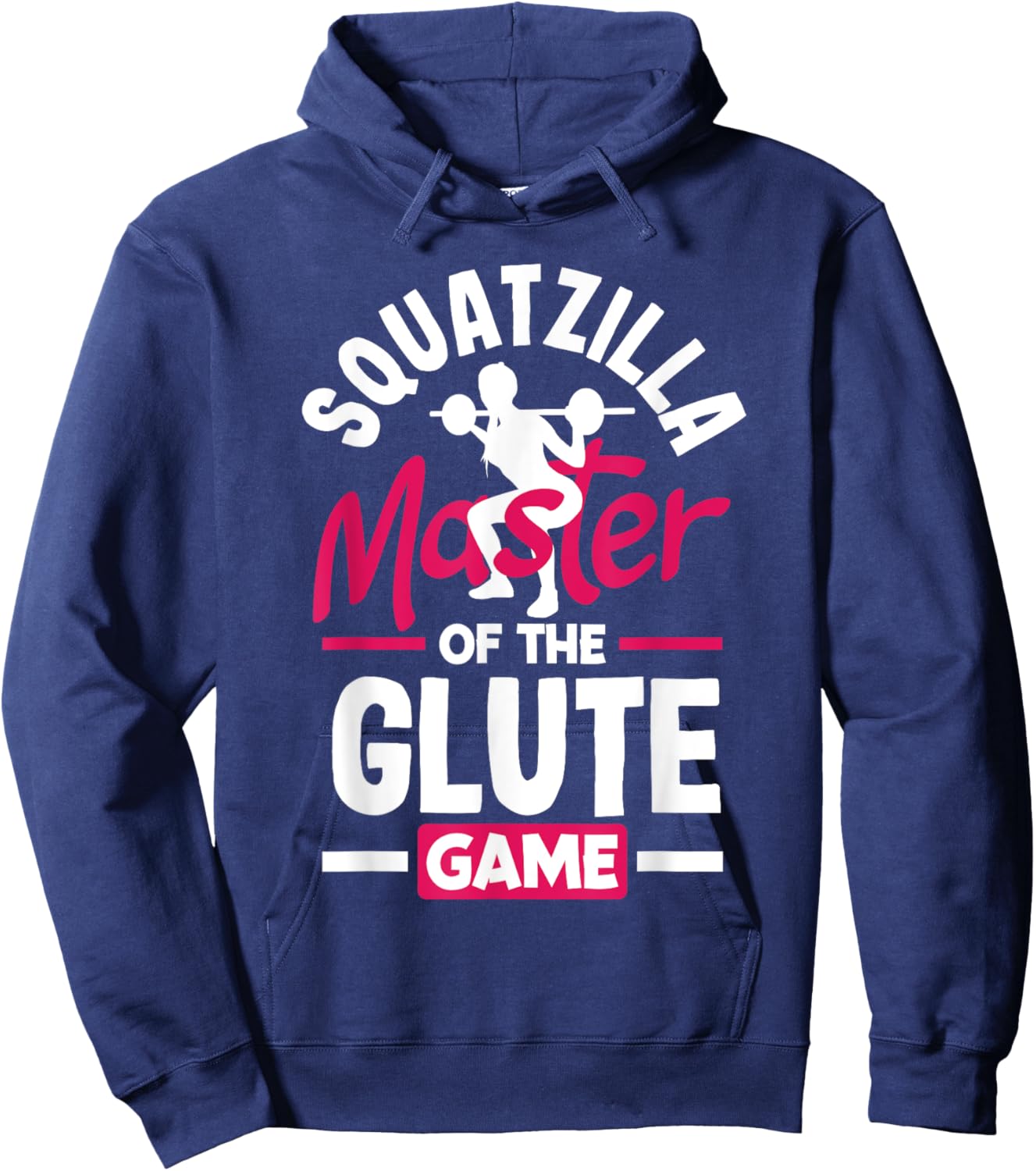 Squatzilla: Master of the Glute Game Hoodie - Hoodie | Navy