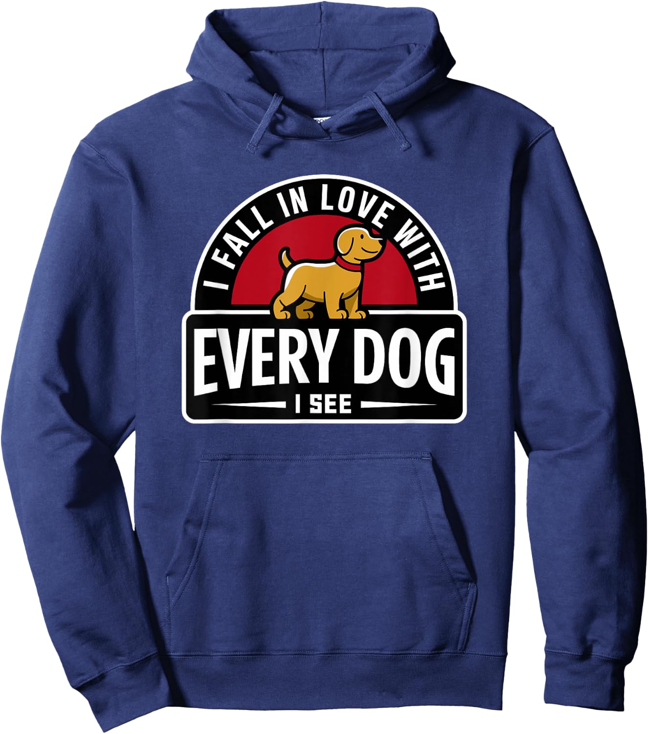 Funny Dog Hoodie - Hoodie | Navy