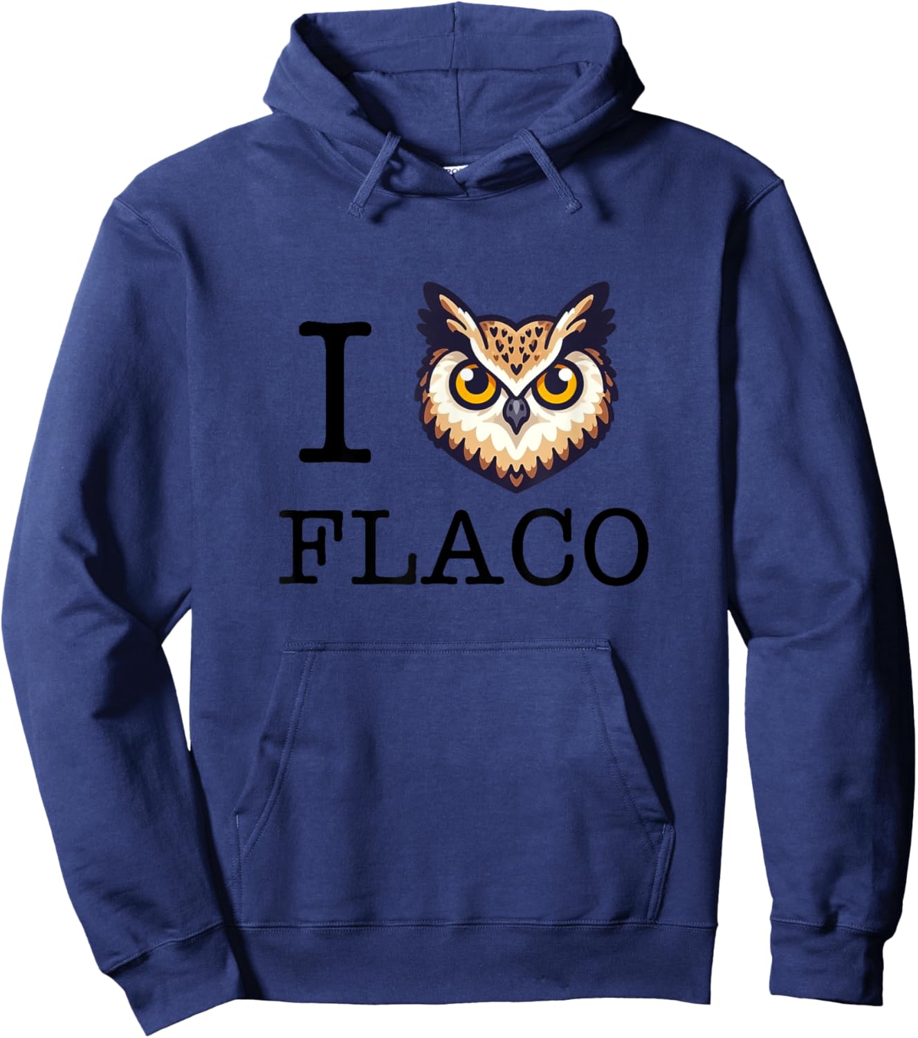 I Love Flaco New York NYC Eurasian Eagle-Owl Zoo Escape Hoodie - Hoodie | Navy