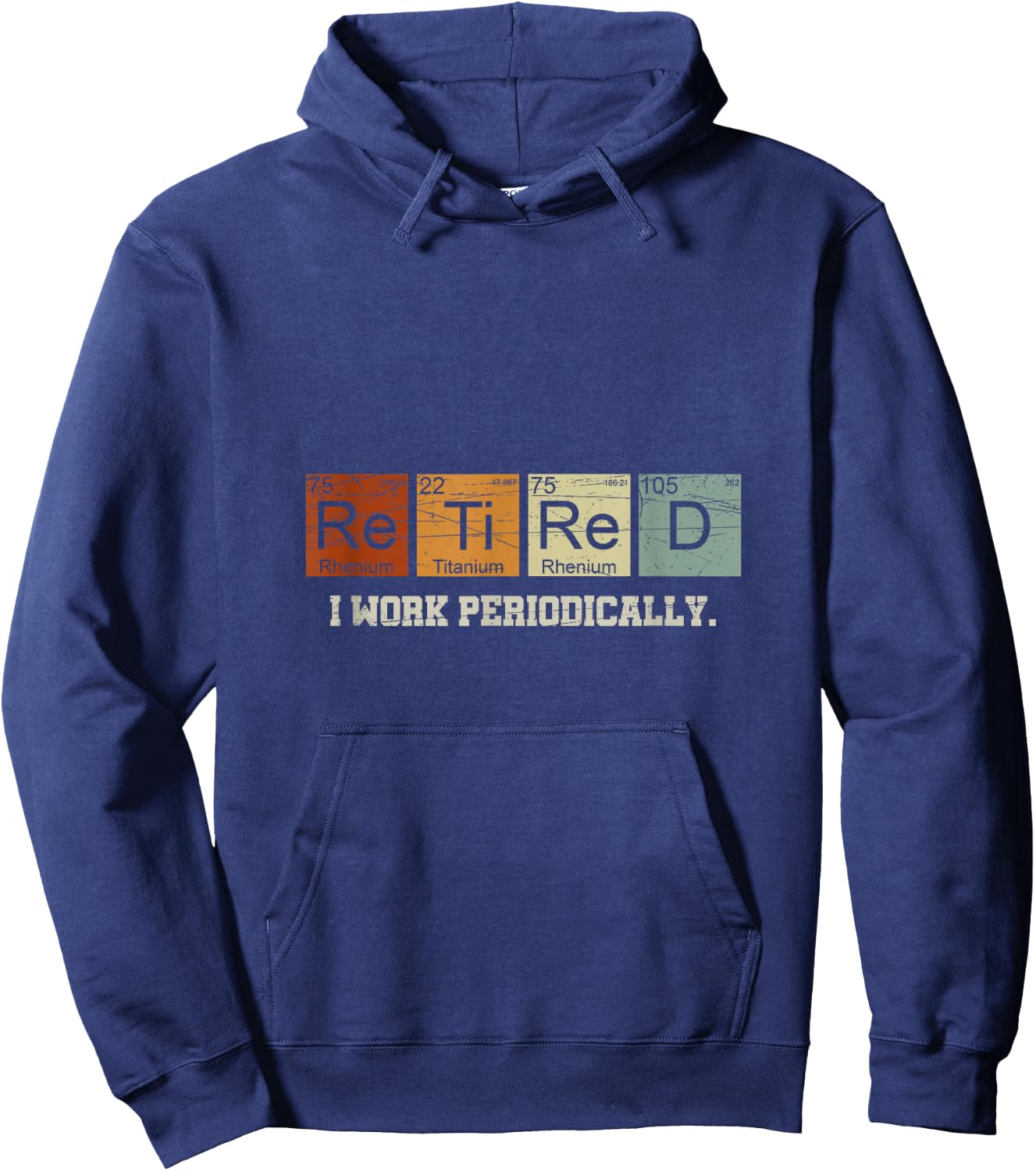 Retired Chemistry Teacher Science Retirement Gift Chemistry Hoodie - Hoodie | Navy