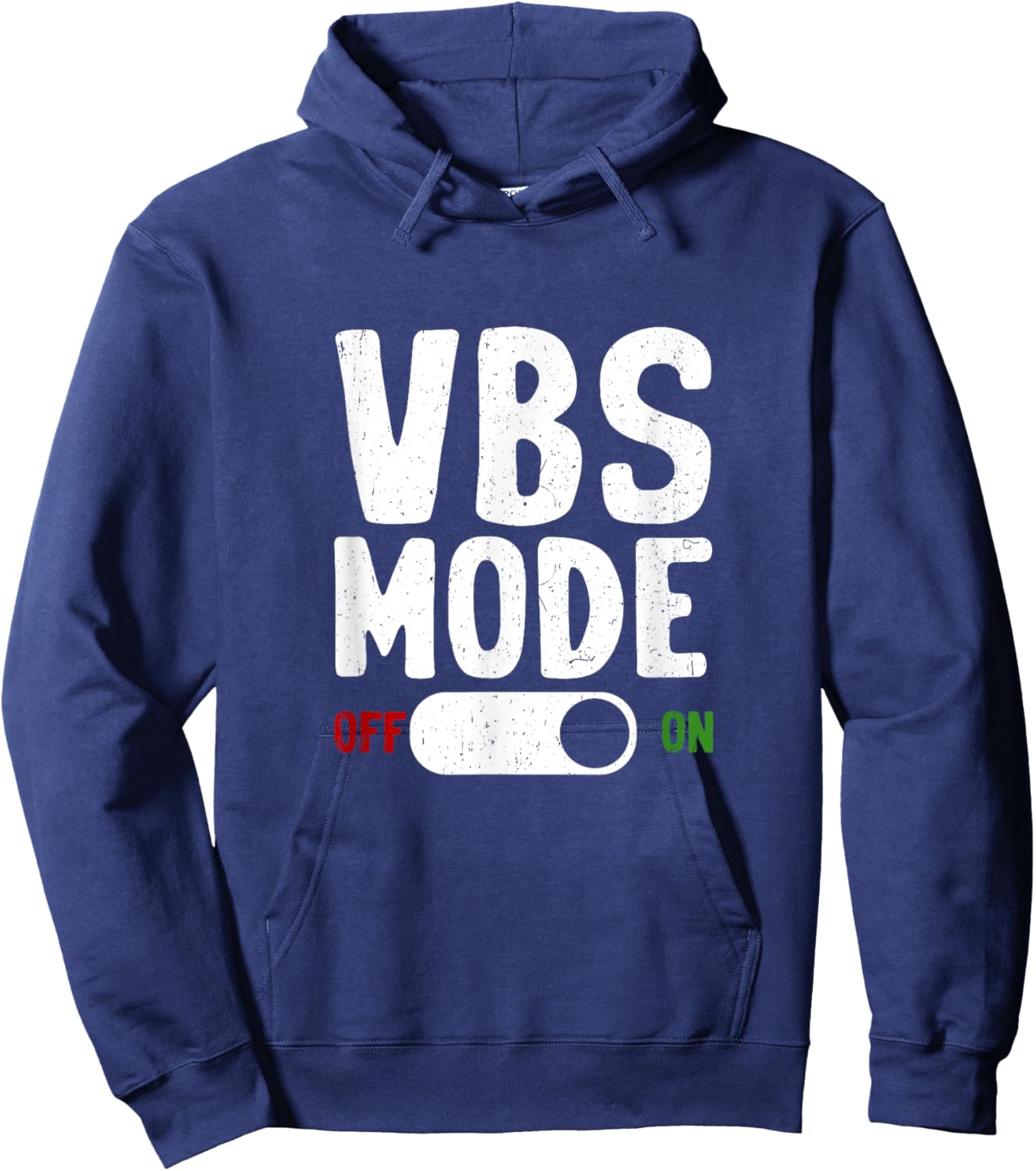 VBS Vacation Bible School Mode On Summer Christian Teacher Hoodie - Hoodie | Navy