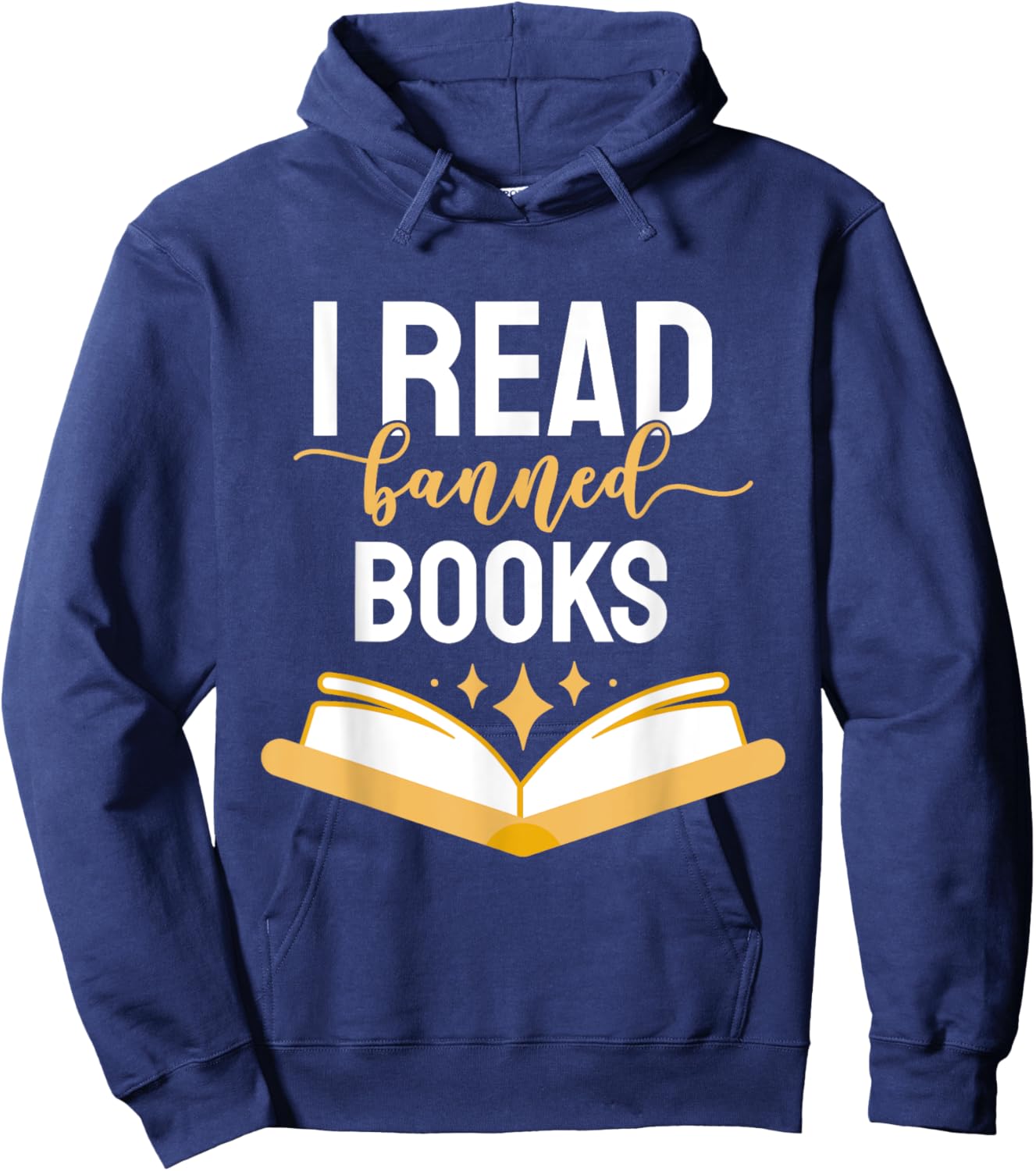 I Read Banned Books Hoodie - Hoodie | Navy