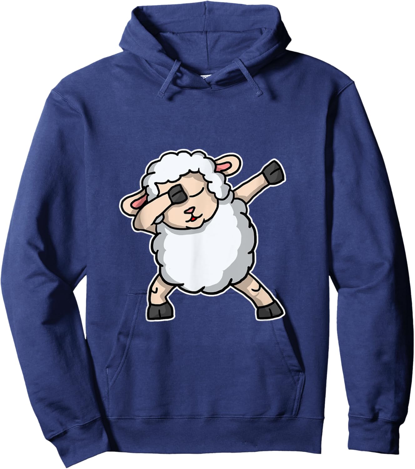 Funny Dabbing Sheep Gift Lamb Shepherd Dab Dance Hoodie - Hoodie | Navy