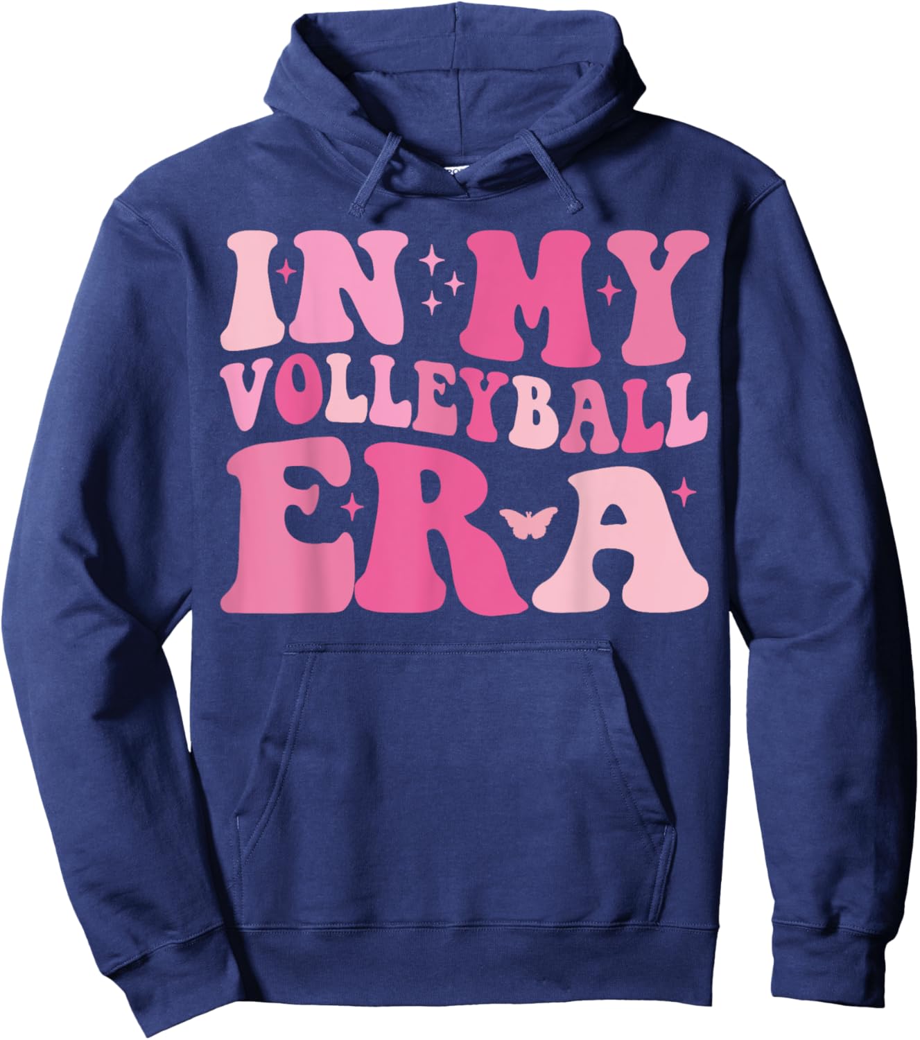 In My Volleyball Era Volleyball Lover Coach Player Sports Hoodie - Hoodie | Navy