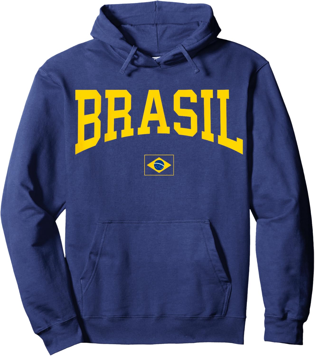 Brazil Women Men Kids Brasil Brazilian Flag Green Hoodie - Hoodie | Navy