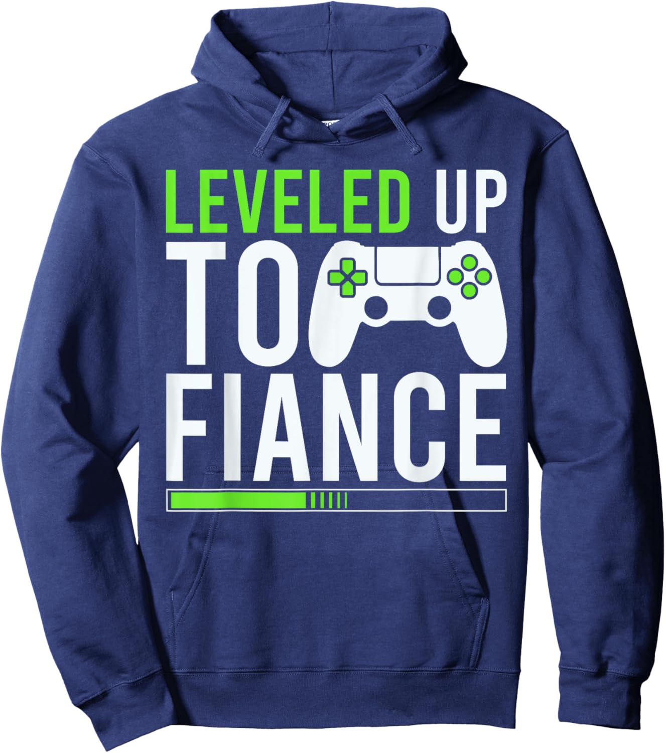 Fiance Level Unlocked Est.2025 I Leveled Up To Fiance Hoodie - Hoodie | Navy