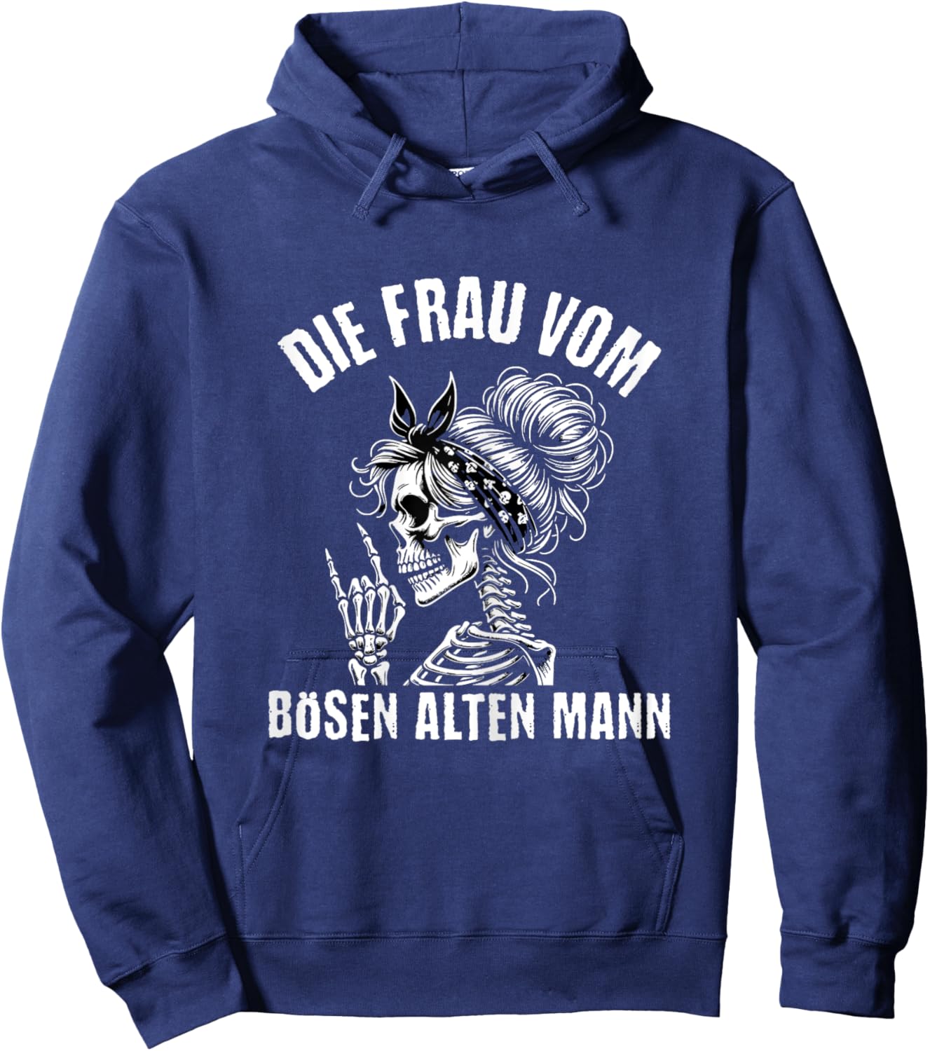 Die Frau Vom Bösen Alten Mann Hoodie - Hoodie | Navy