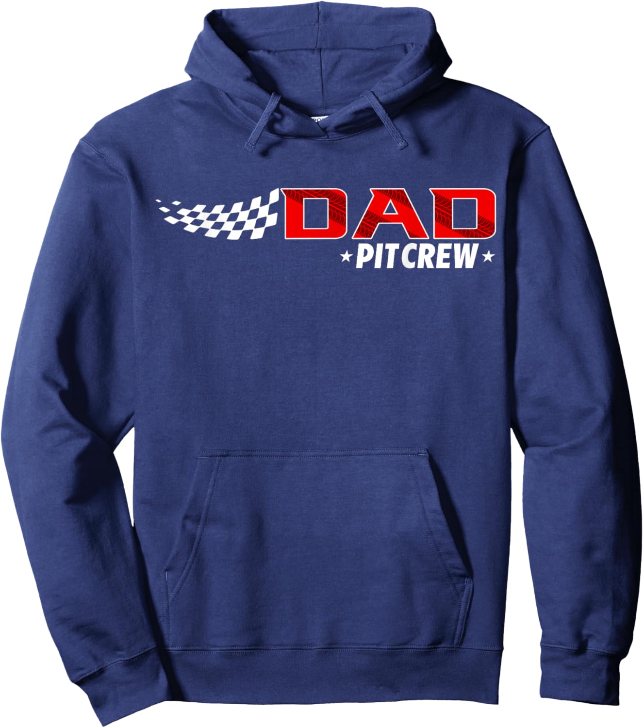 Race Car Birthday Party Racing Family Dad Pit Crew Hoodie - Hoodie | Navy