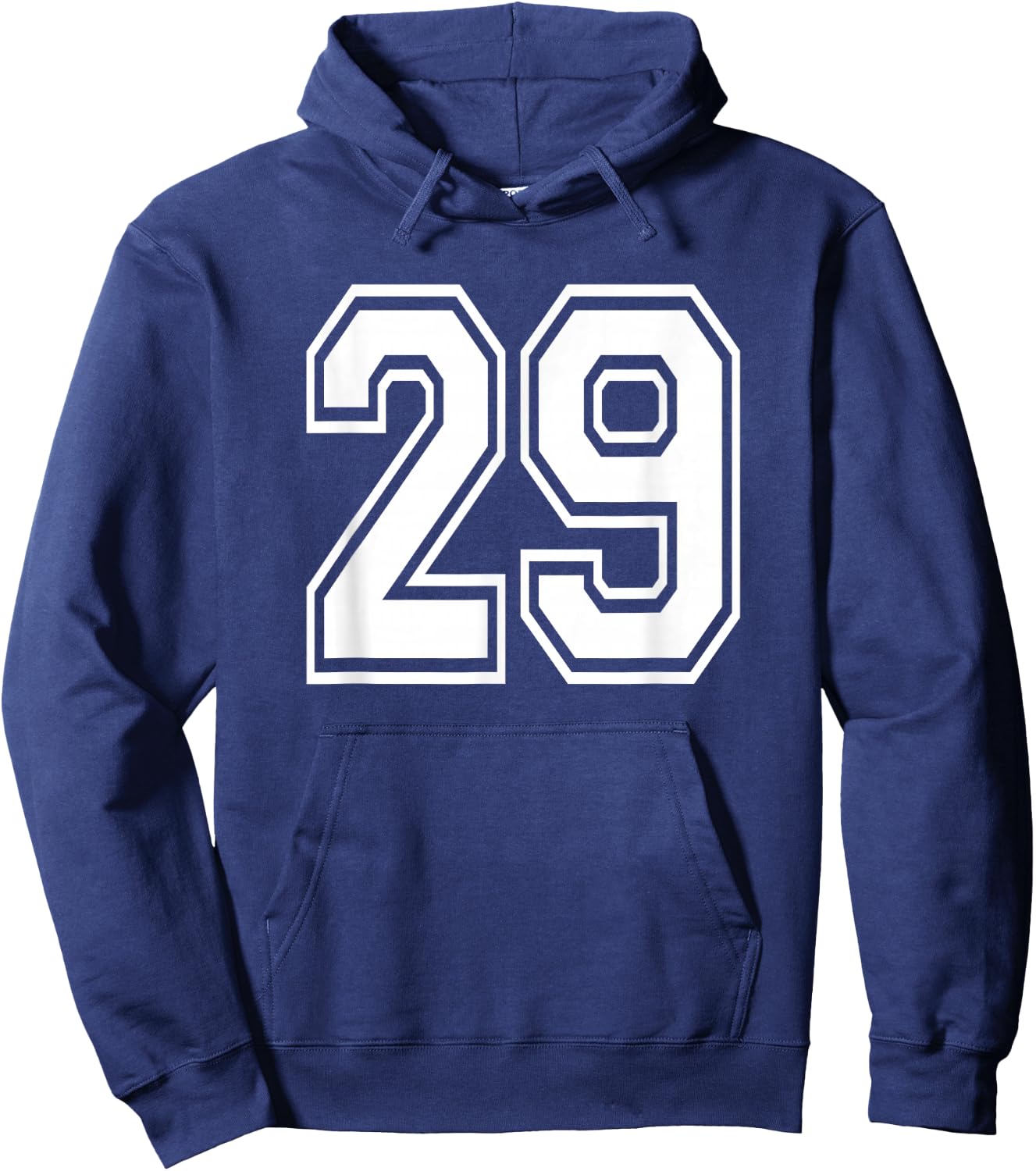Number 29 Birthday Gift Sports Player Team Numbered Jersey Hoodie - Hoodie | Navy