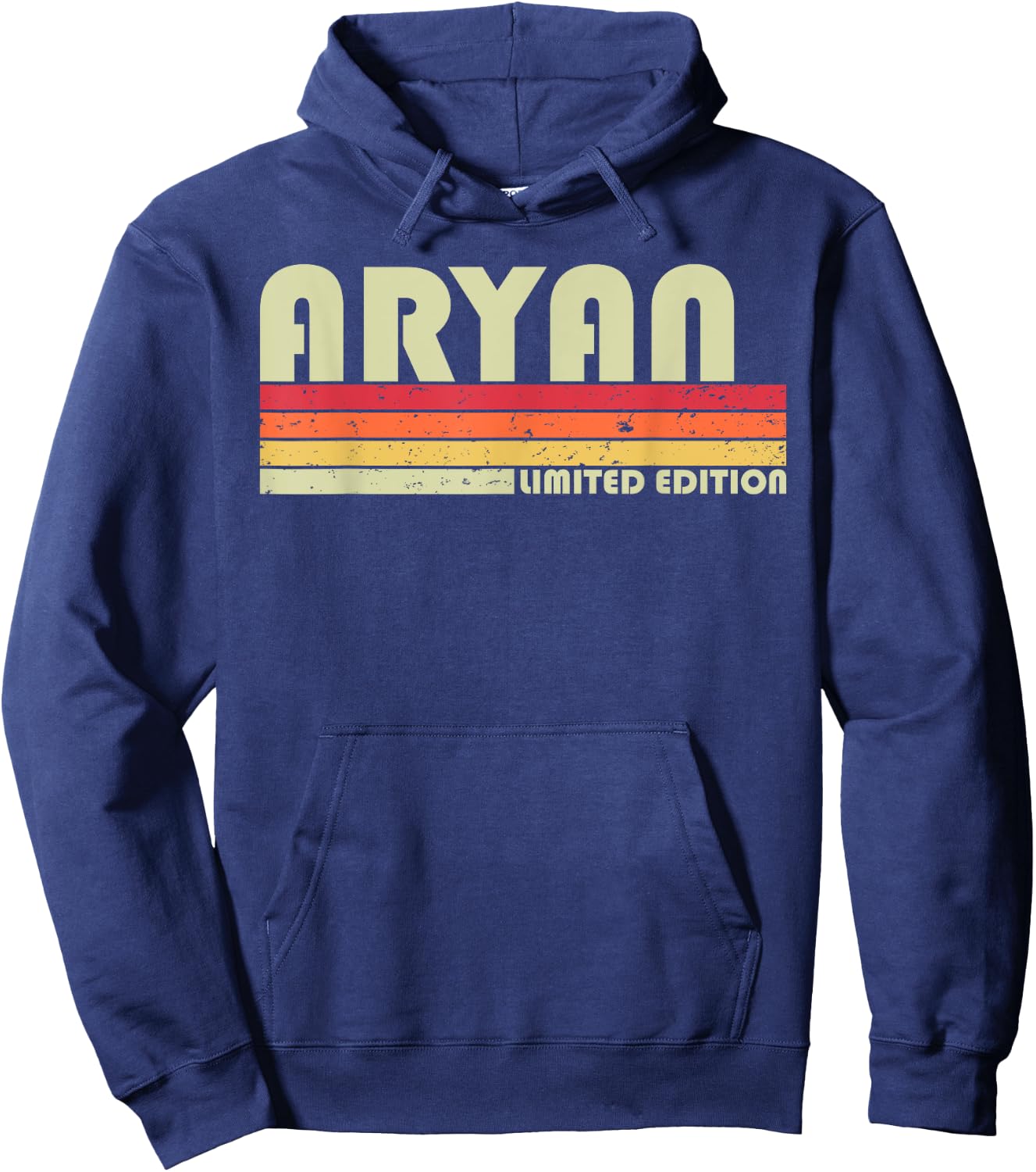 ARYAN Gift Name Personalized Funny Retro Vintage Birthday Hoodie - Hoodie | Navy