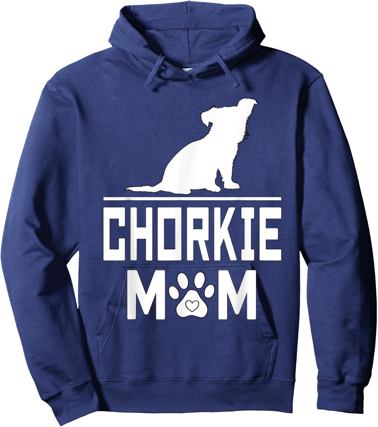 Chorkie Mom Hoodie - Hoodie | Navy