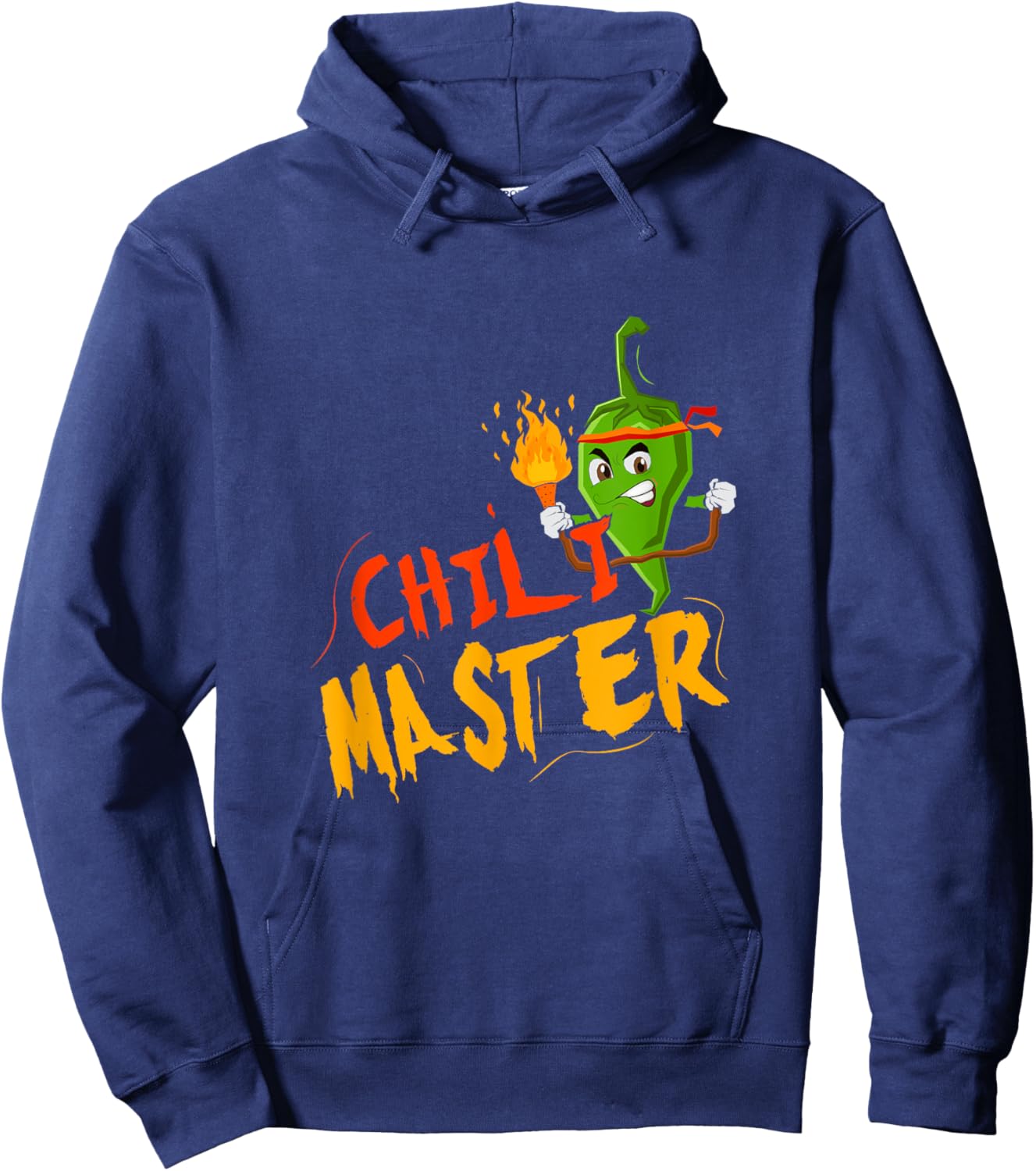 Chili Master Spicy Flavoring Pepper Foodie Food Lover Hoodie - Hoodie | Navy