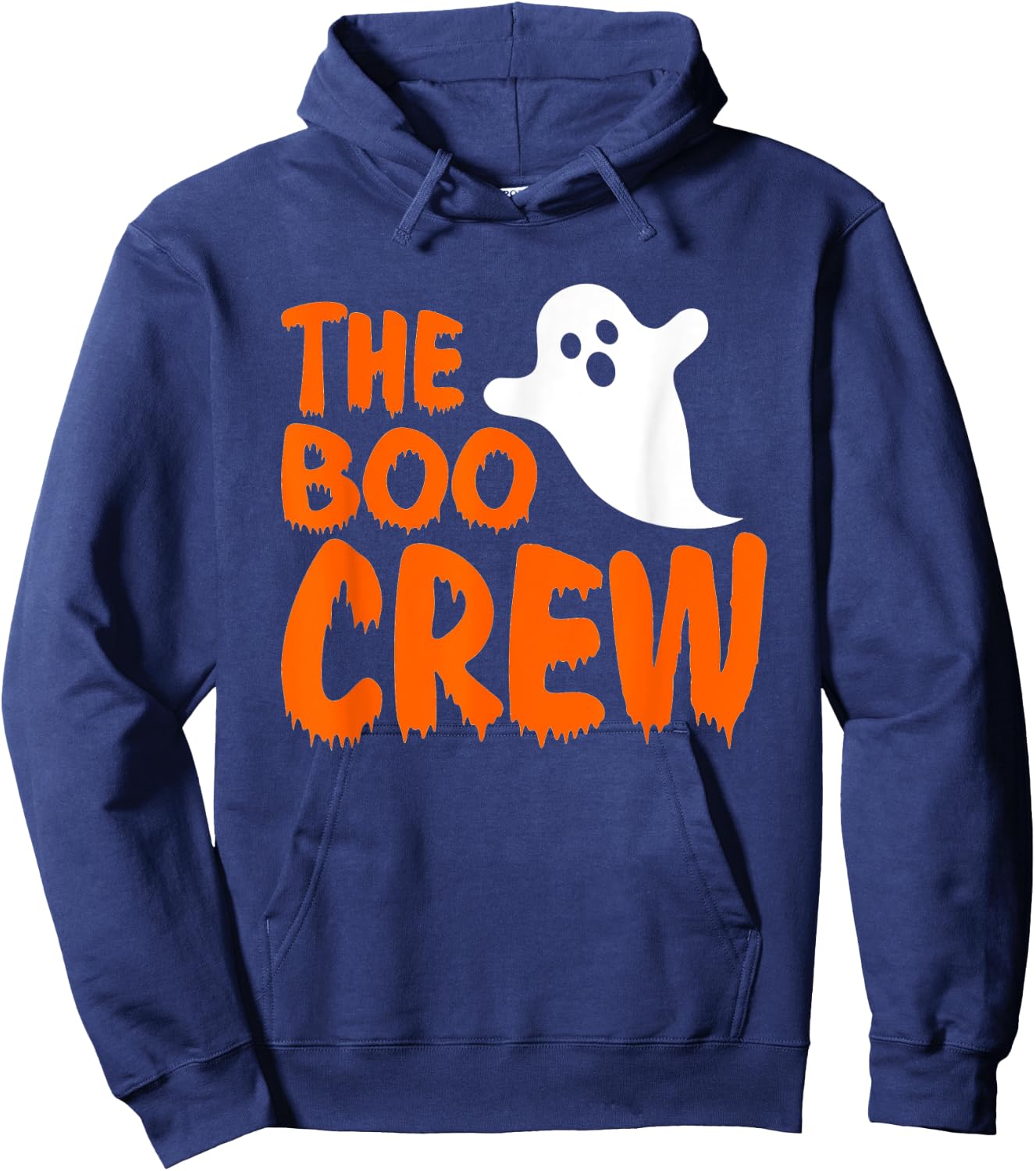 Halloween The Boo Crew - Cute Ghost - Spooky Family Matching Hoodie - Hoodie | Navy
