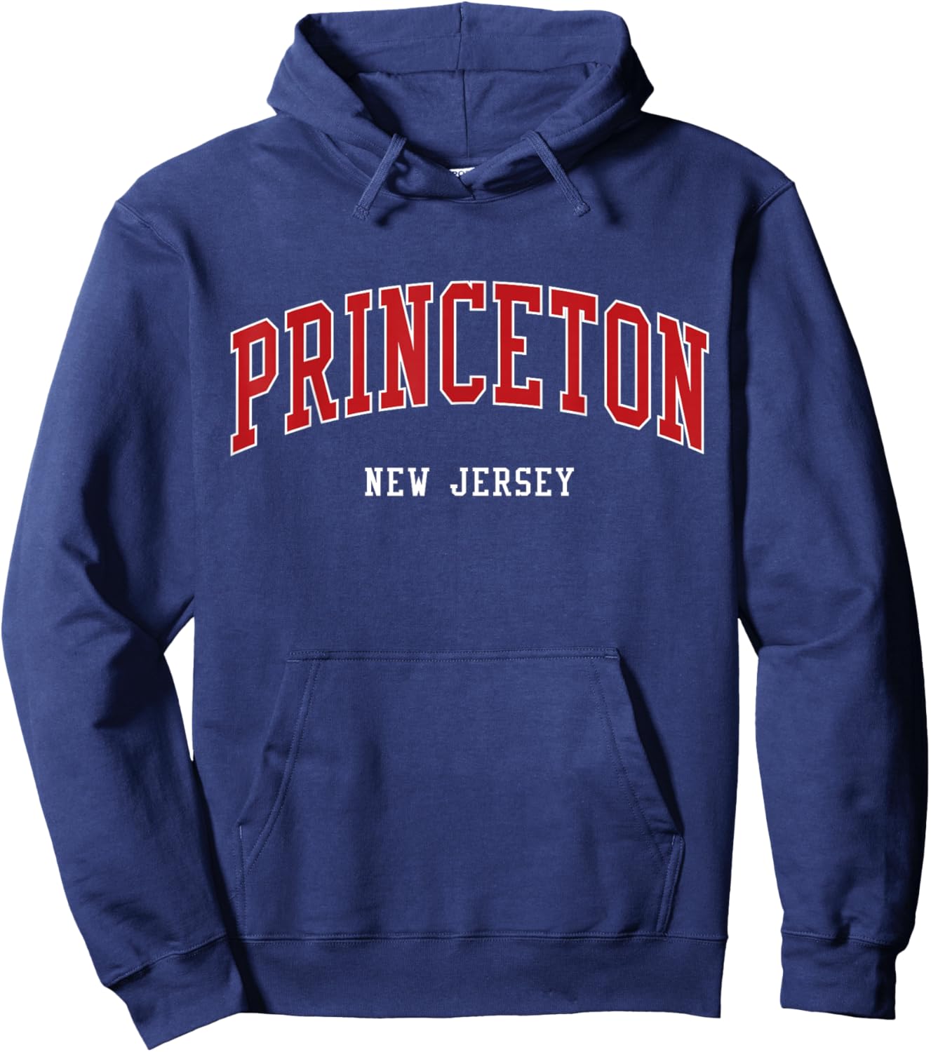 Princeton College Style New Jersey College Hoodie - Hoodie | Navy