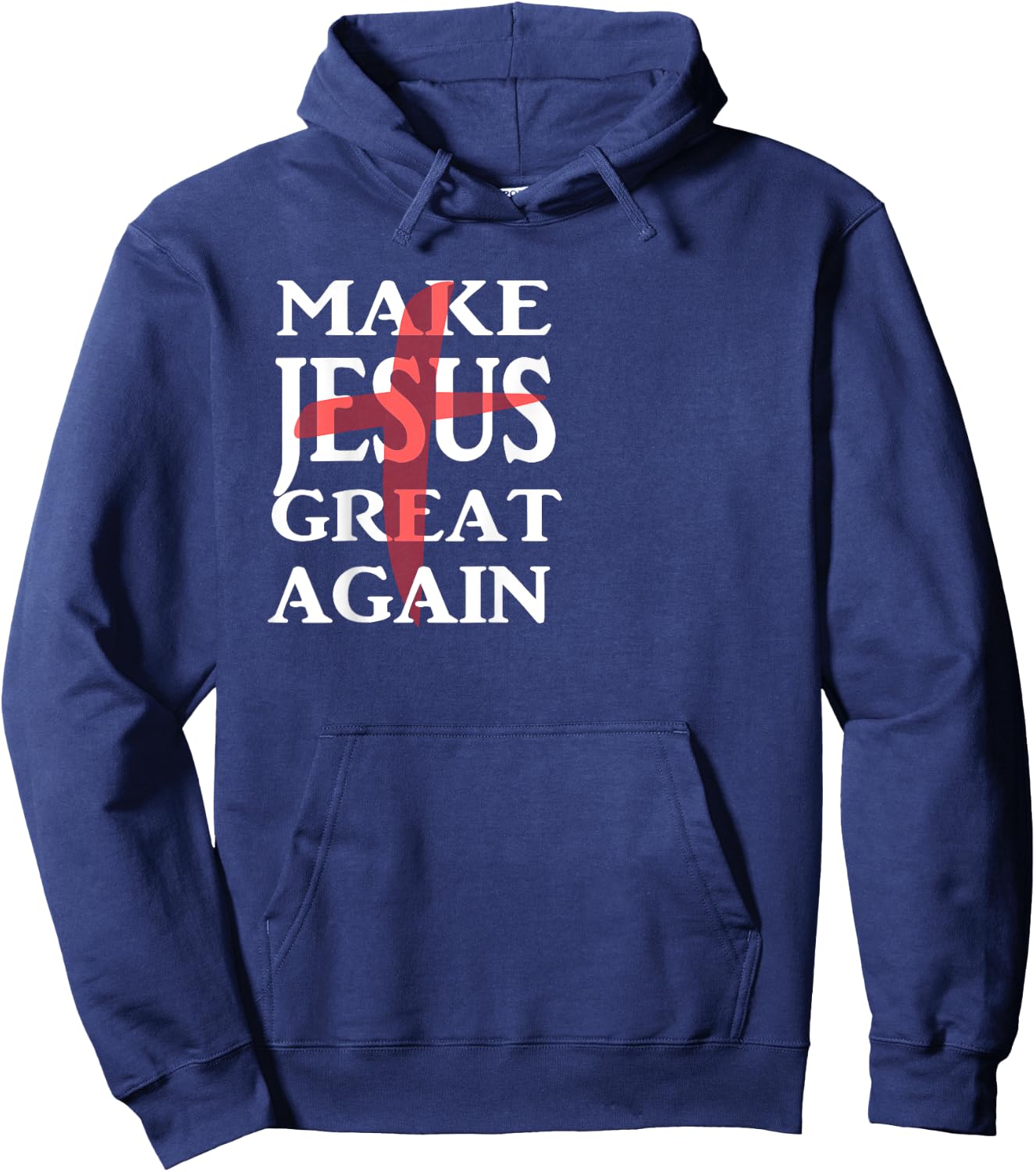 Make Jesus Great Again Christian Believers Hoodie - Hoodie | Navy