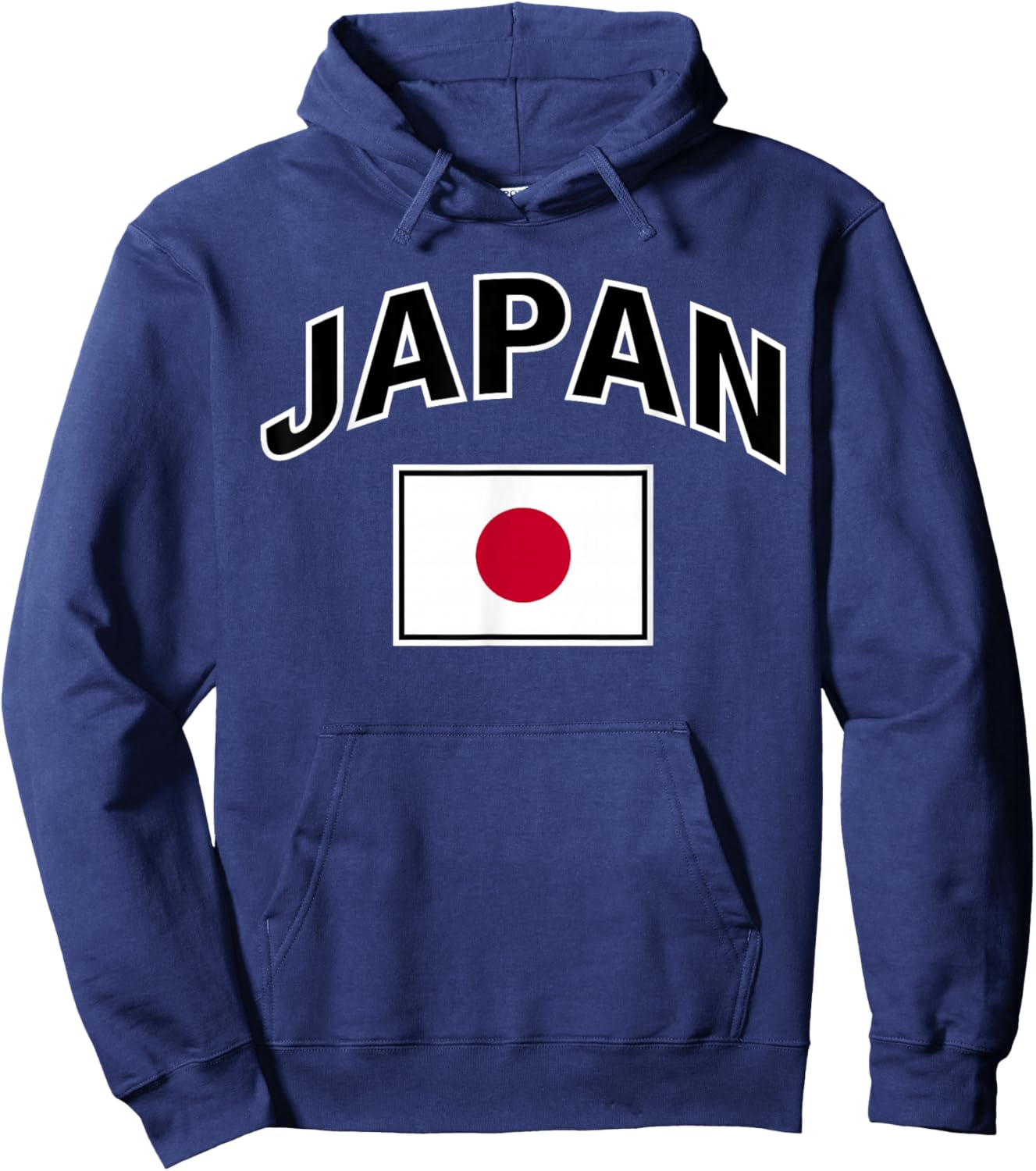 Japan Flag Proud Japanese Hoodie - Hoodie | Navy