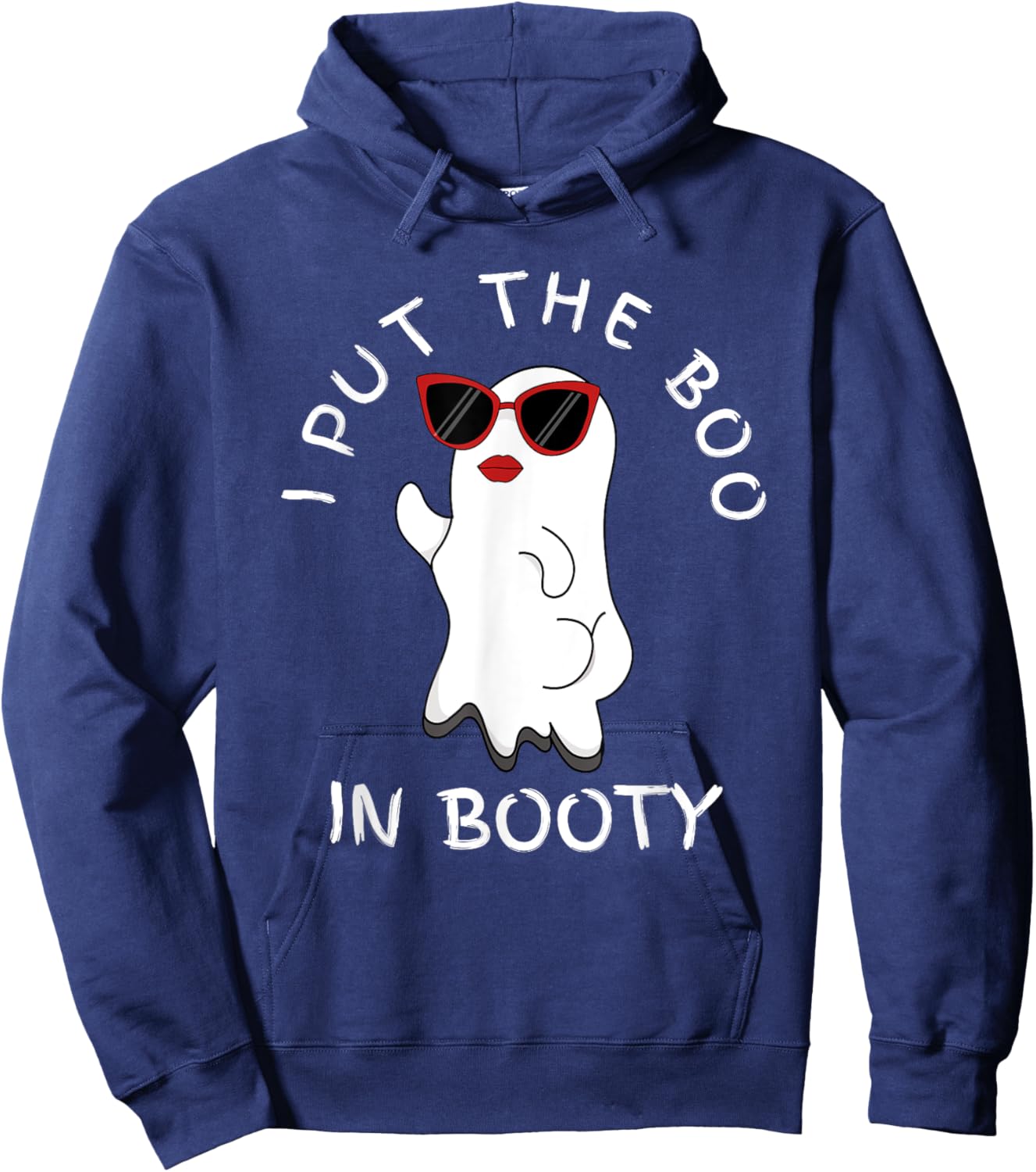 Funny Women's I Put The Boo In Booty Hoodie - Hoodie | Navy