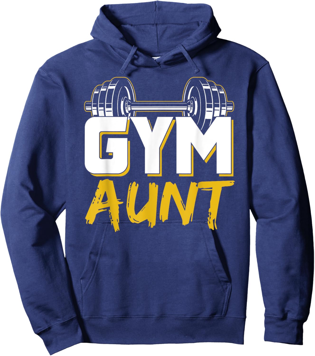 Gym Aunt Fitness Weightlifting Training Workout Hoodie - Hoodie | Navy