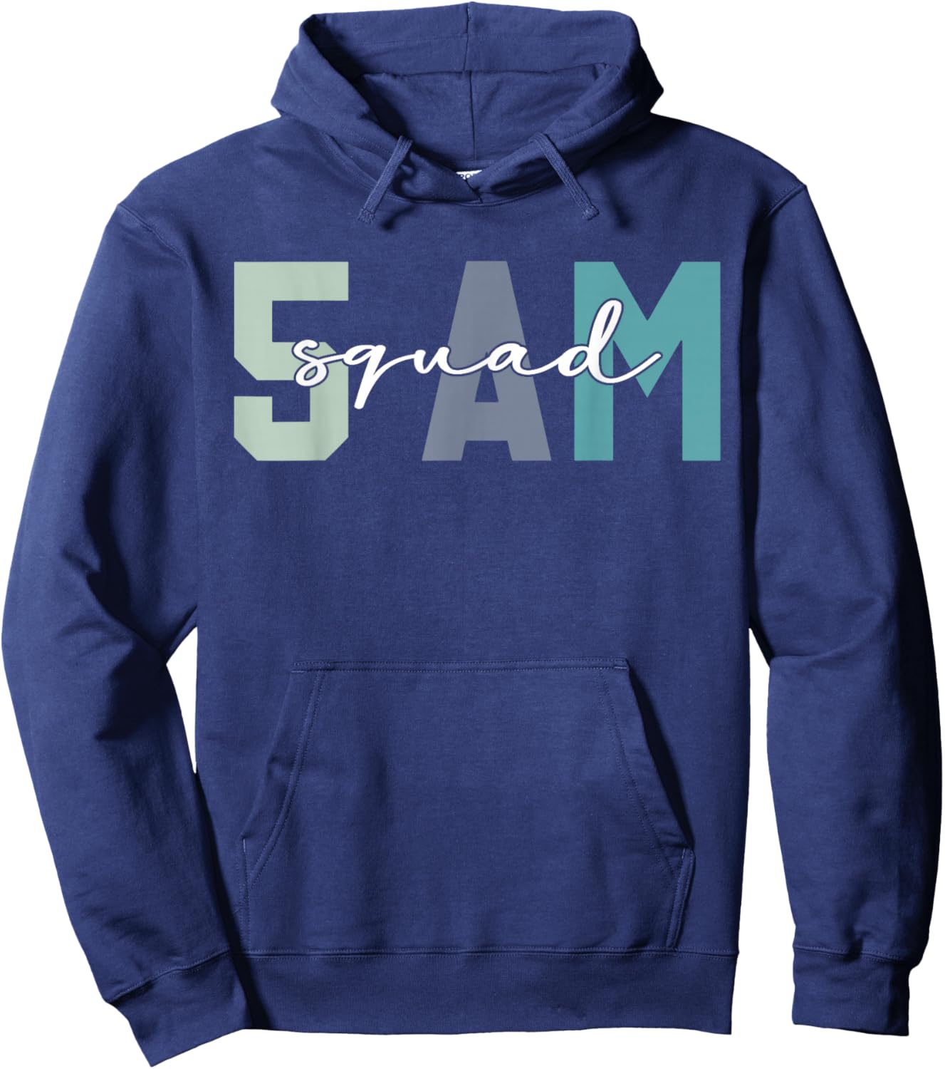5 AM Squad Funny Gym Workout Hoodie - Hoodie | Navy