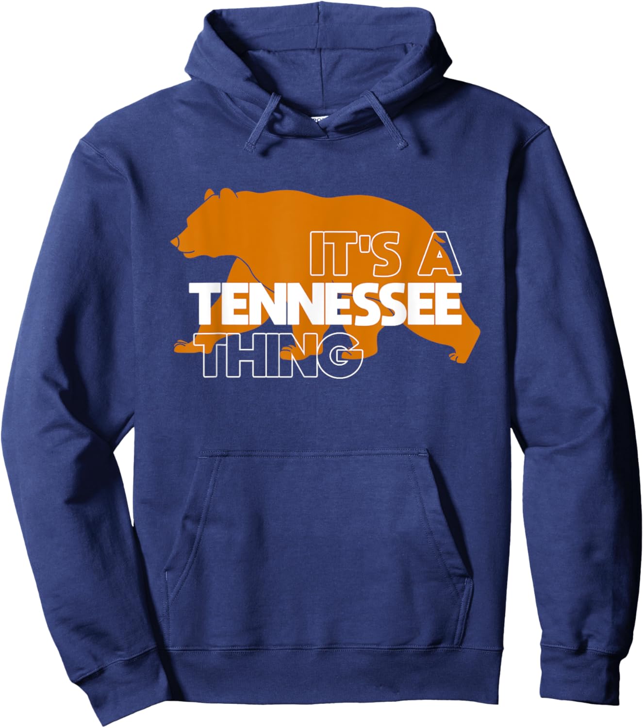 Retro Grunge Vintage Tennessee State Flag Tennessee Country Hoodie - Hoodie | Navy