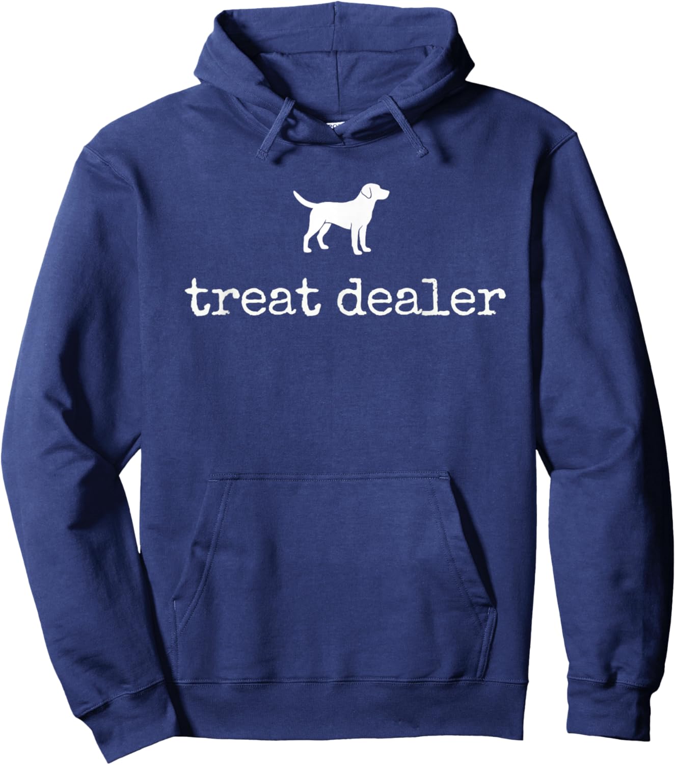 Dog Treat Dealer Dog Mom Dog Dad Labrador Golden Retriever Hoodie - Hoodie | Navy