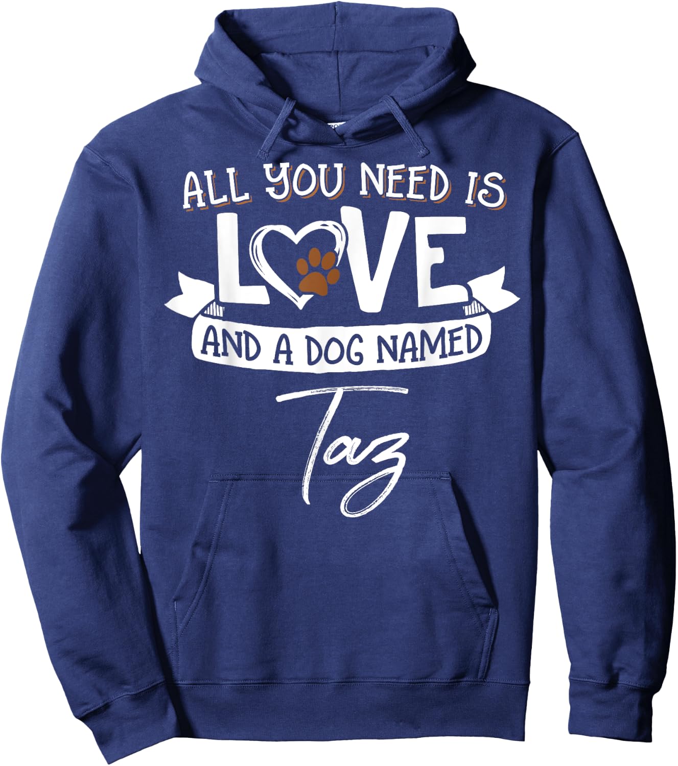 Cute Dog Named Taz Shirt and Men Hoodie - Hoodie | Navy