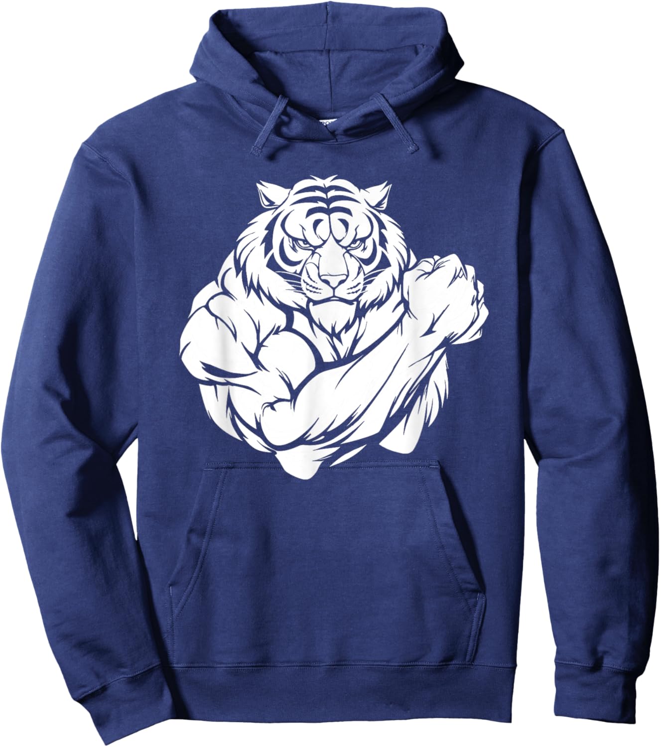 Workout Tiger Exercise - Training Gym Hoodie - Hoodie | Navy