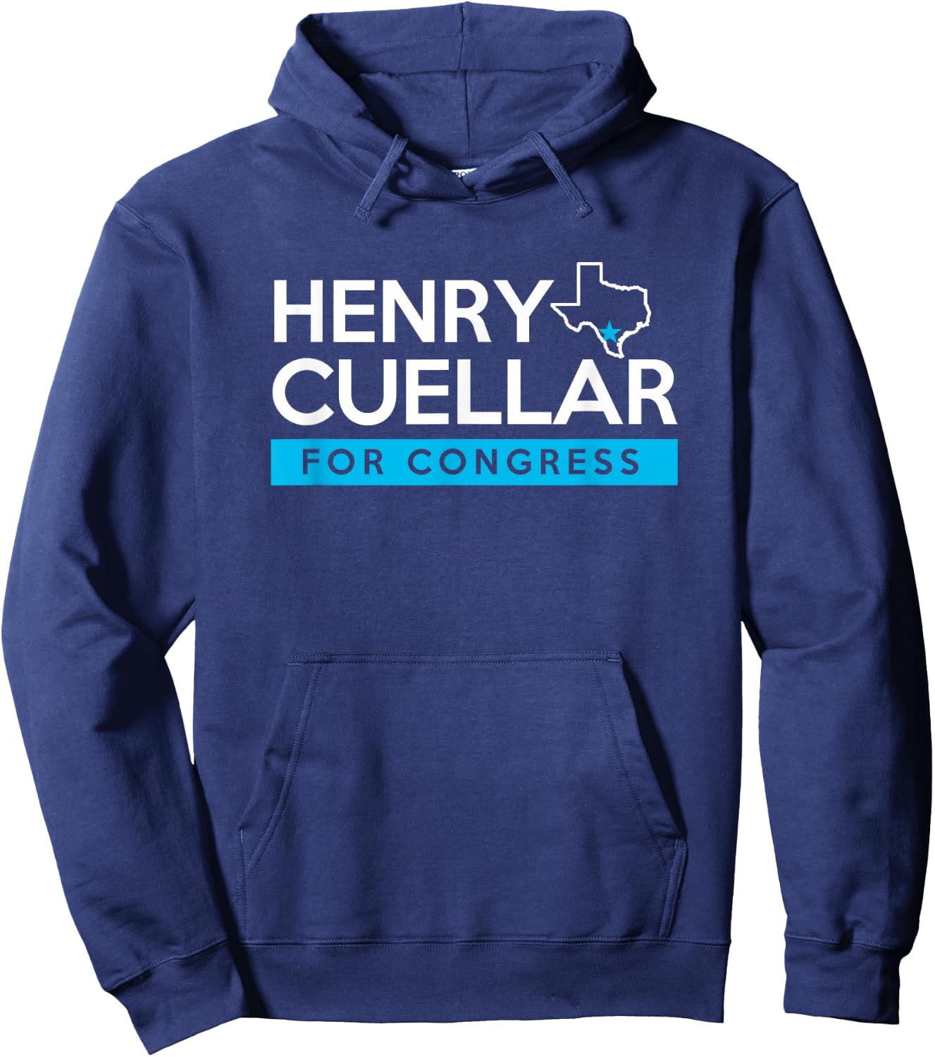 Henry Cuellar TX28 Texas for Congress Election Hoodie - Hoodie | Navy