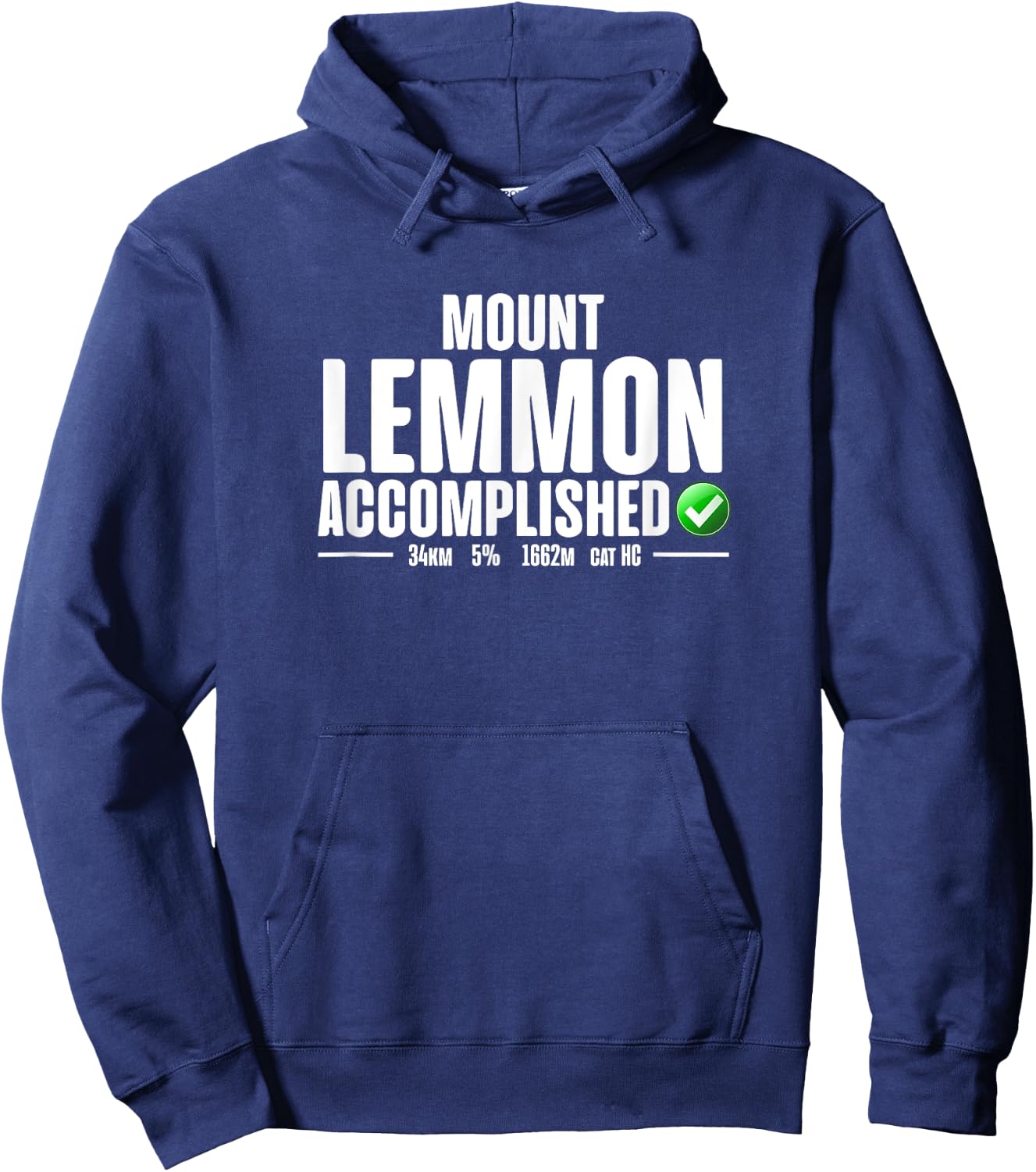 Mount Lemmon Accomplished Cycling Arizona Hoodie - Hoodie | Navy