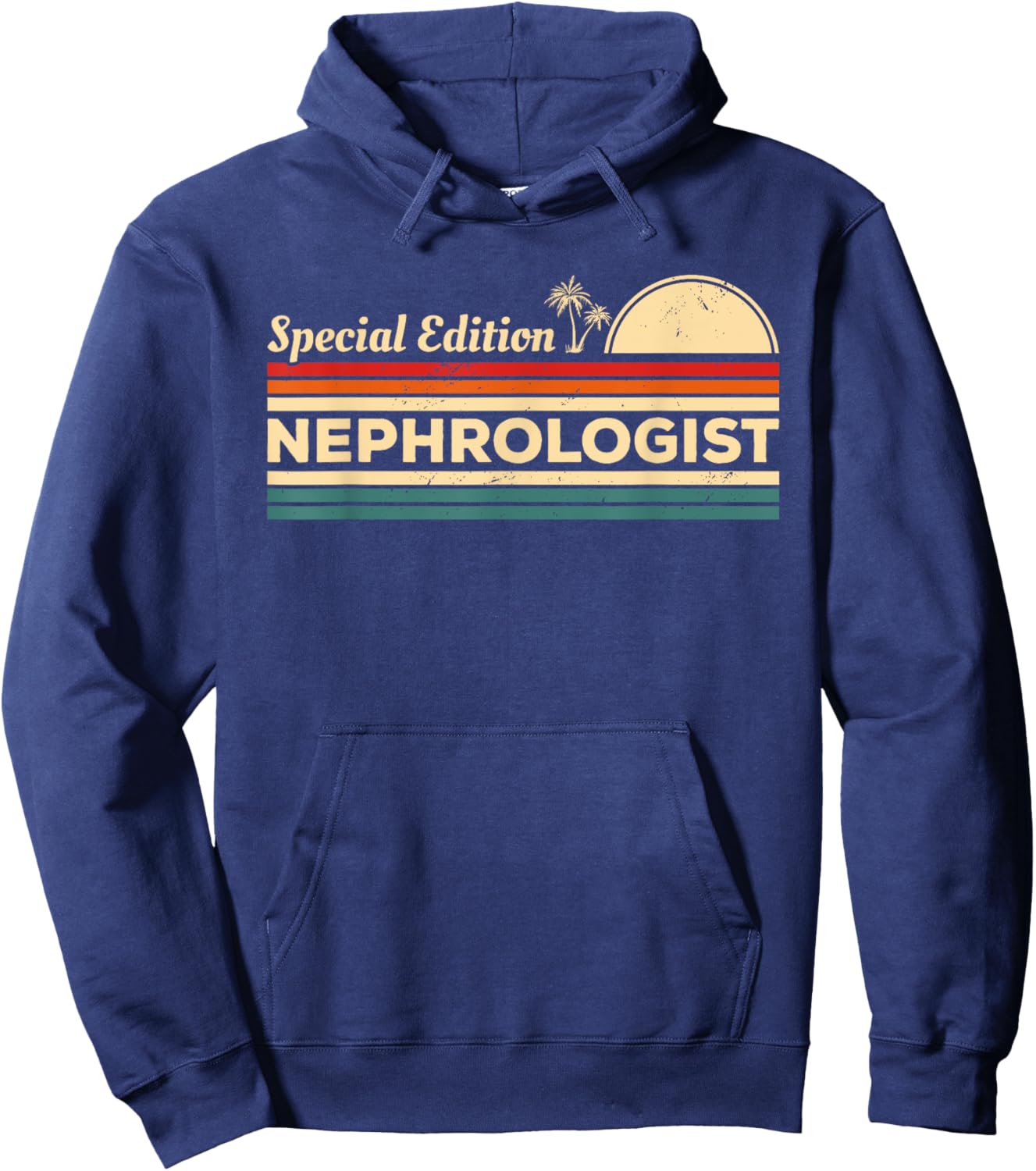 Vintage Special Edition Nephrologist Nephrology Hoodie - Hoodie | Navy
