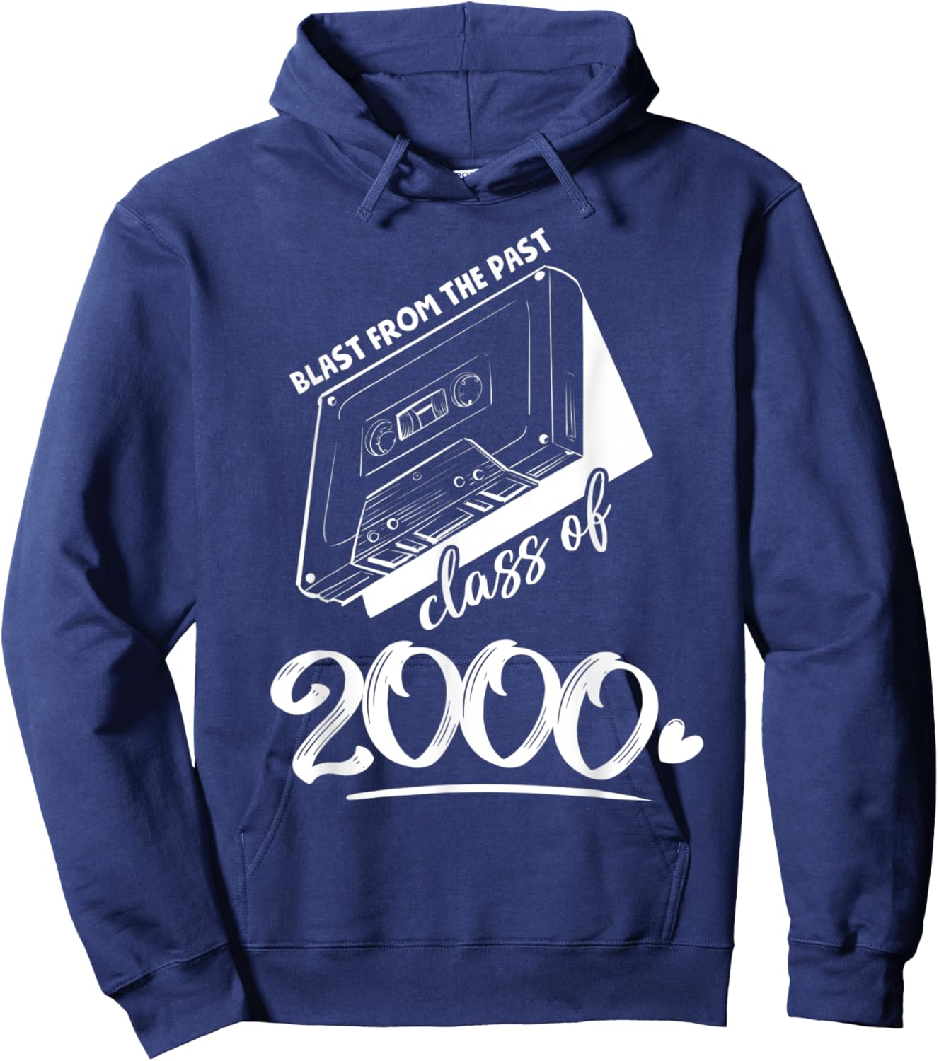 Reunion Class of 2000 School Graduation Blast From The Past Hoodie - Hoodie | Navy
