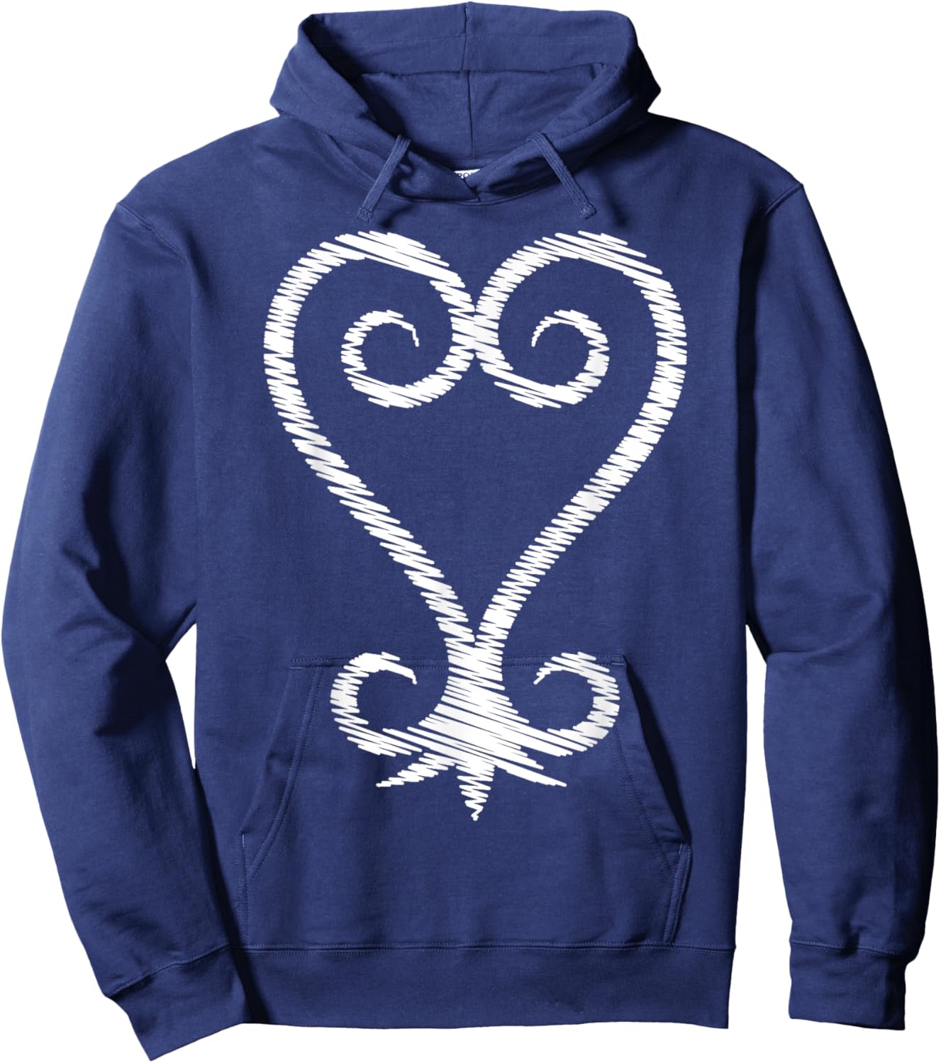 Heart Sankofa Black History African Symbol Adinkra Sankofa Hoodie - Hoodie | Navy
