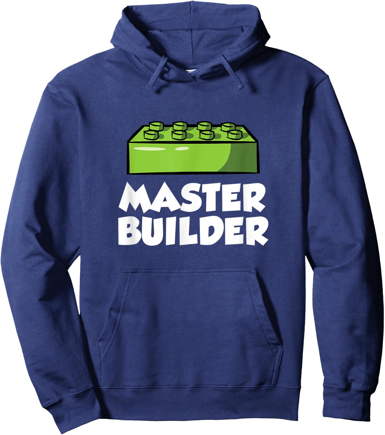 Brick Builder Funny Blocks Building Master Builder Toys Kids Hoodie - Hoodie | Navy