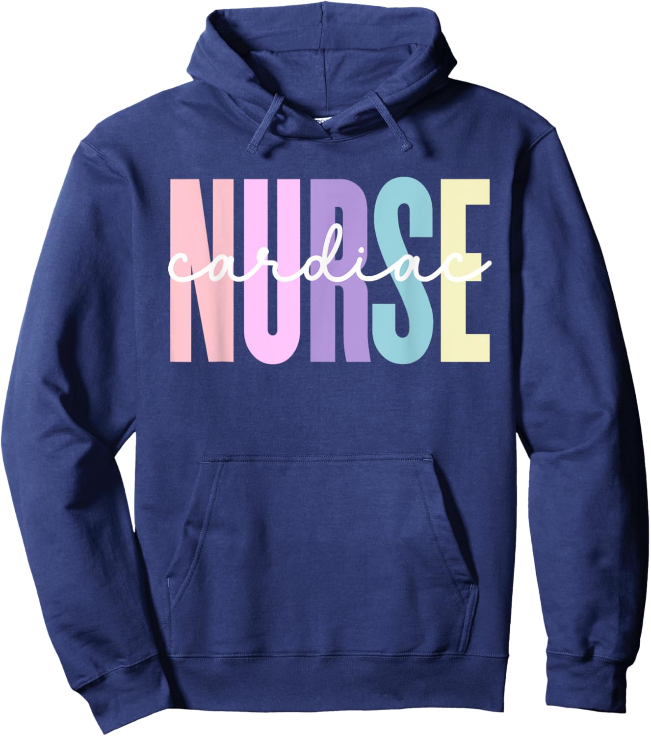 Cardiac Nurse Nursing Heart Cardiology Cardiac Nurse Hoodie - Hoodie | Navy