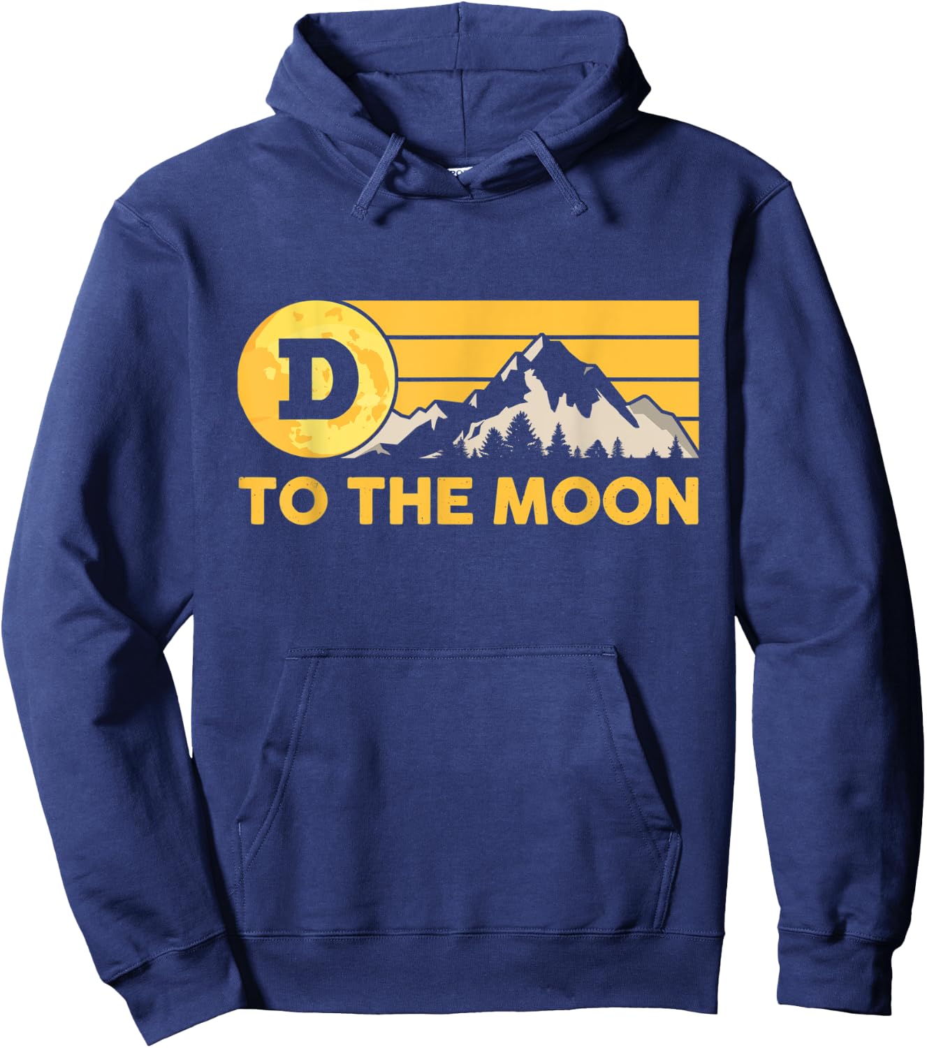 DOGE Cryptocurrencies Dogecoin To The Moon Dogecoin Miner Hoodie - Hoodie | Navy