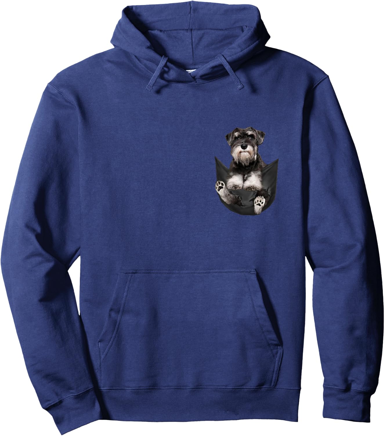 Dog Lovers Gifts Schnauzer in Bag Hoodie - Hoodie | Navy