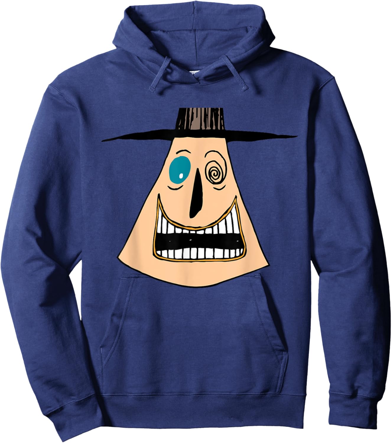 Disney The Nightmare Before Christmas The Mayor Big Face Hoodie - Hoodie | Navy