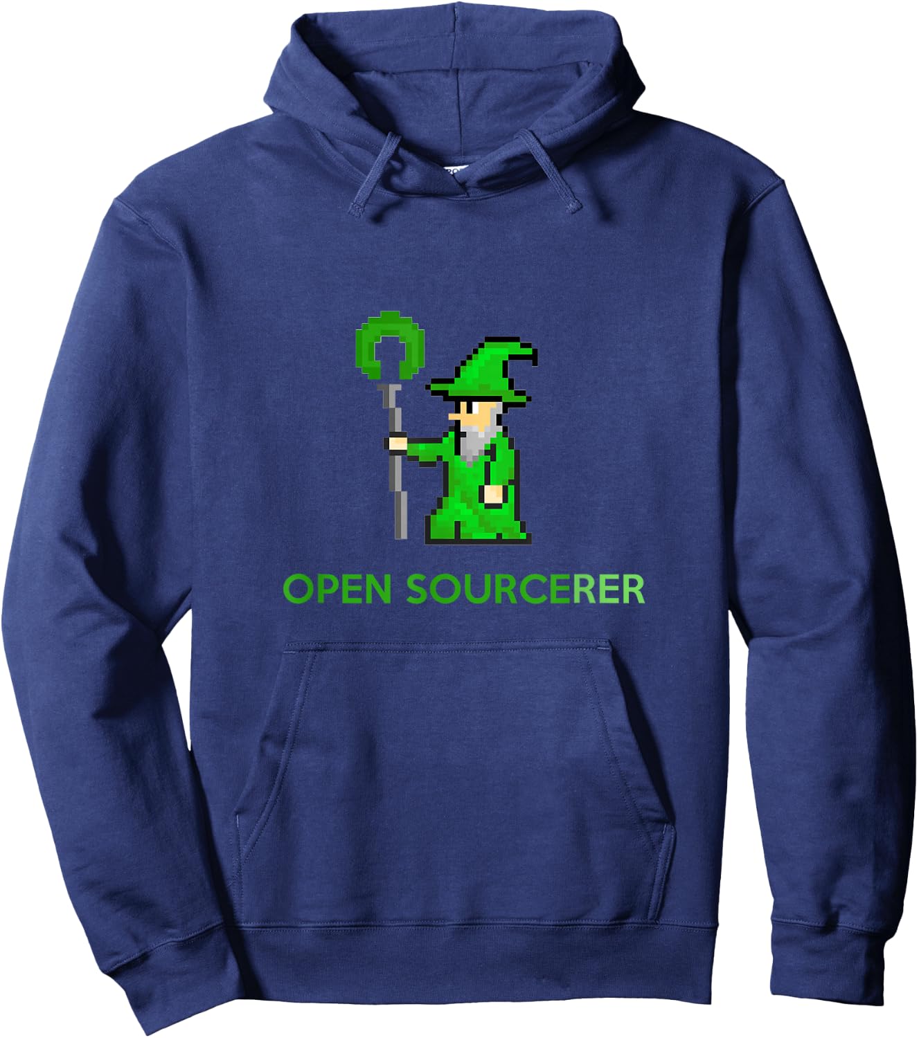 Open Sourcerer Developer Coder Open Sorcerer Hoodie - Hoodie | Navy
